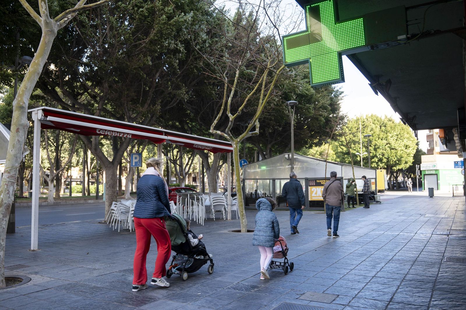 La Borrasca Leonardo se ensaña con Almería, en imágenes