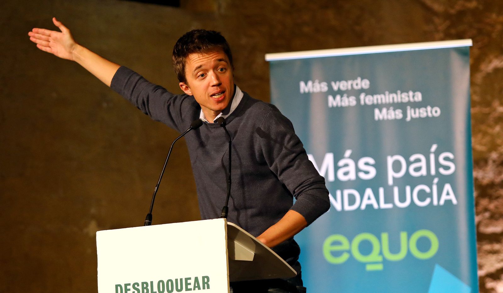 Íñigo Errejón, durante el acto celebrado este jueves en Jerez.