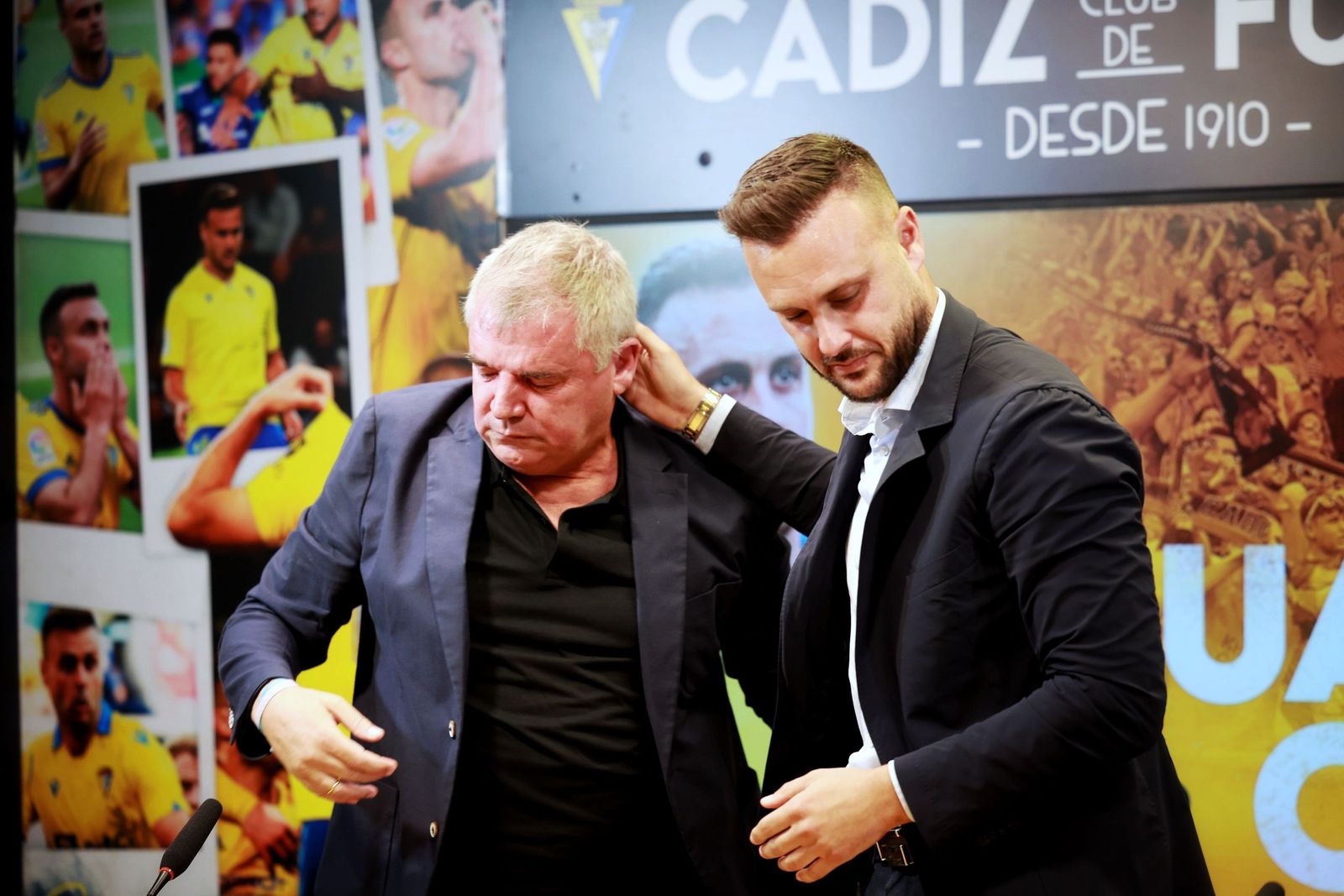 Manuel Vizcaíno (i) y Juan Cala.