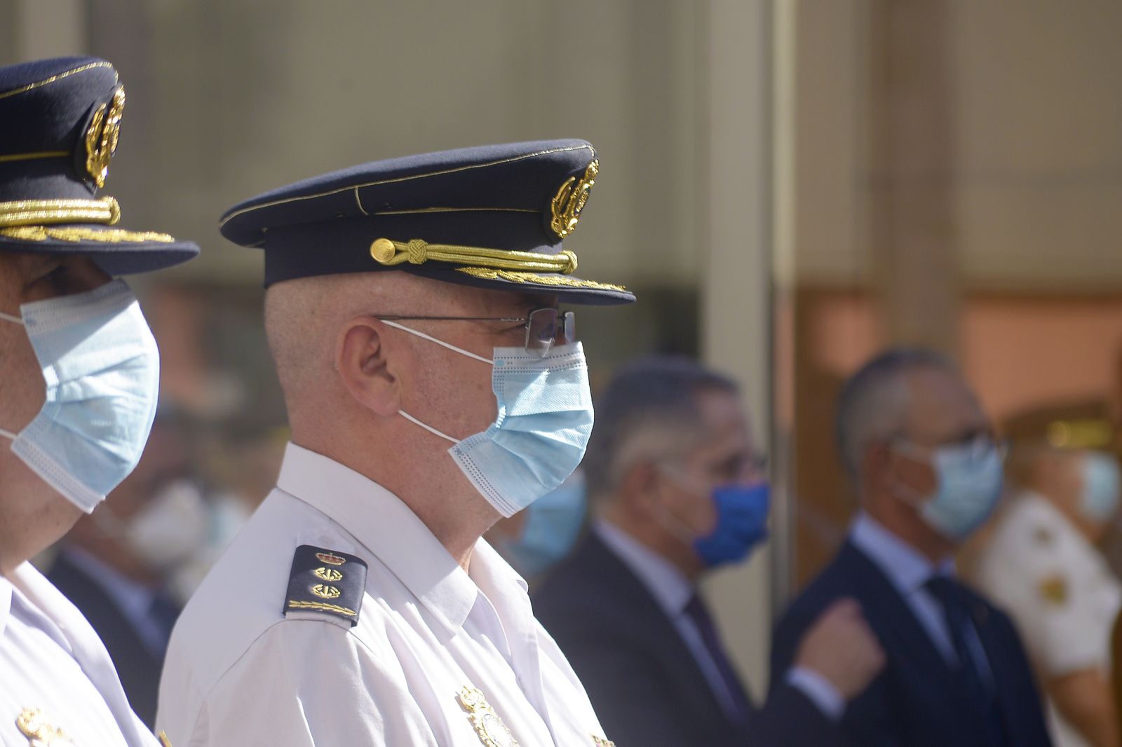 Fotos de la toma de posesion del cargo del nuevo comisario de la Policía Nacional