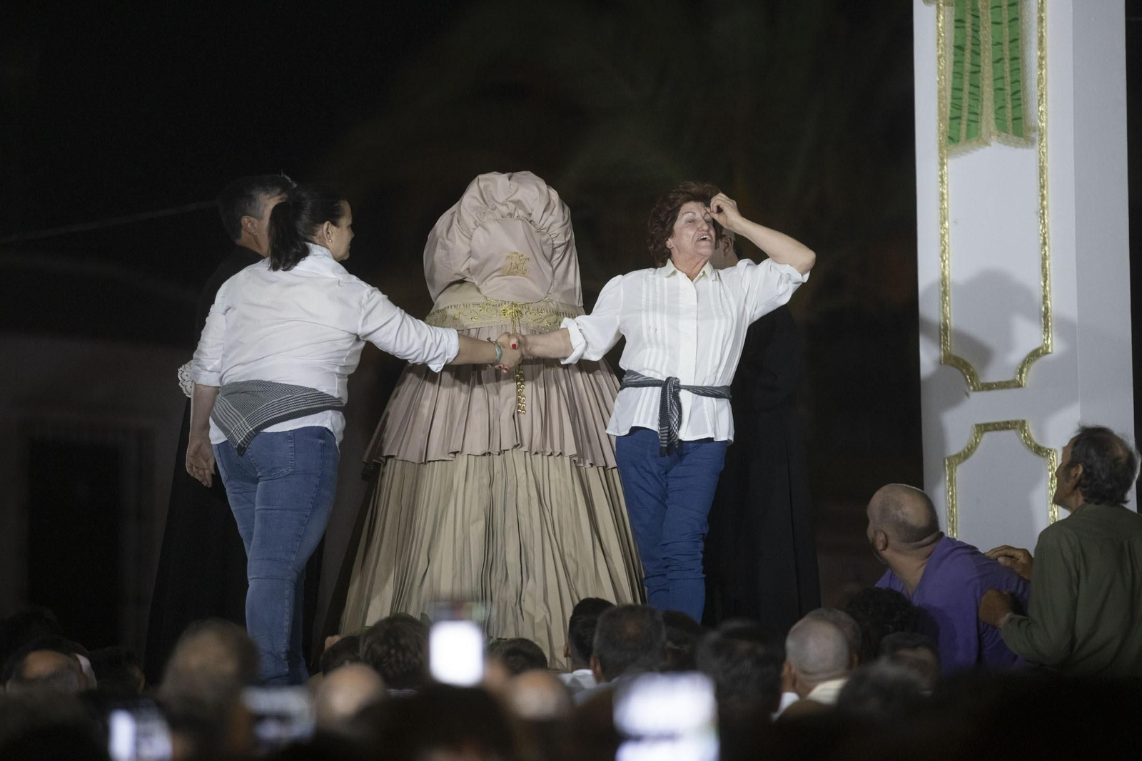 Imágenes del traslado de la Virgen del Rocío de Almonte hasta El Chaparral