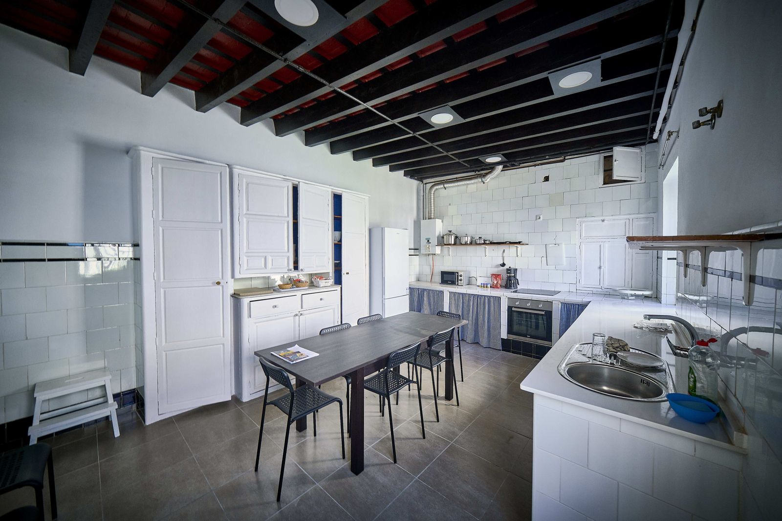 Interior de la finca en Antonio López 7.