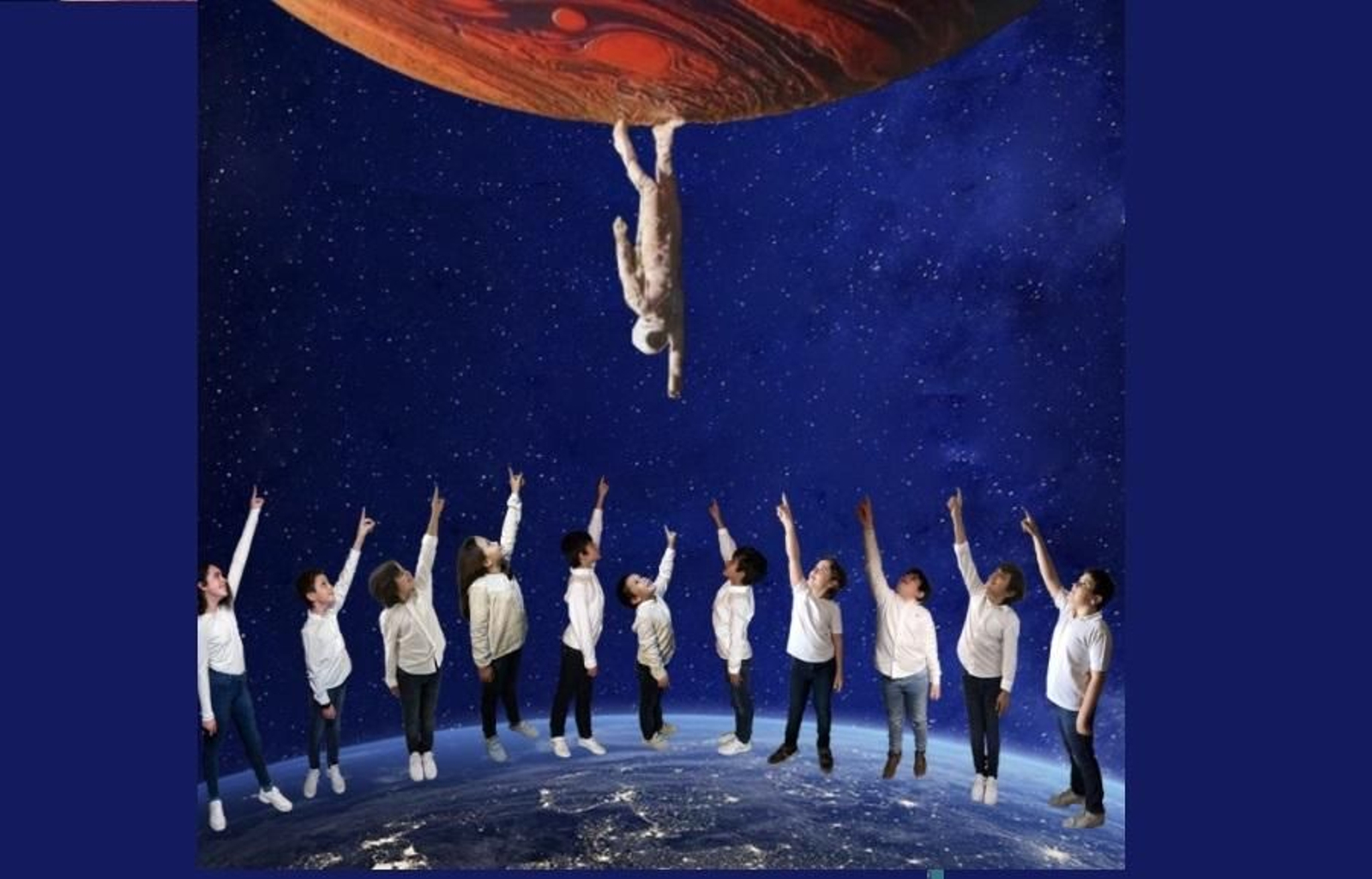 Montaje del centro para el concurso 'Catch a star'.