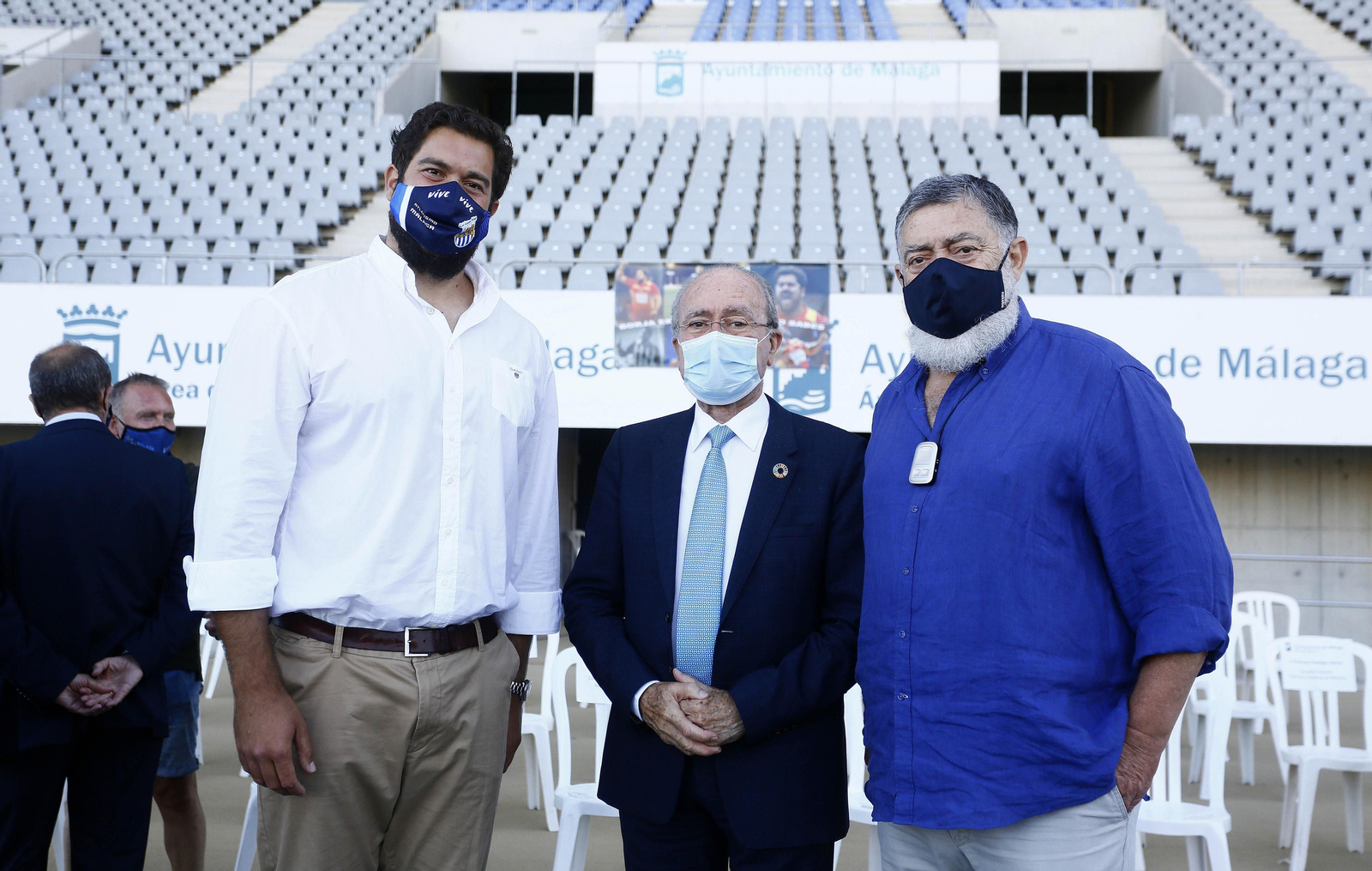 Fotos: El homenaje a Borja Vivas en el Ciudad de Málaga