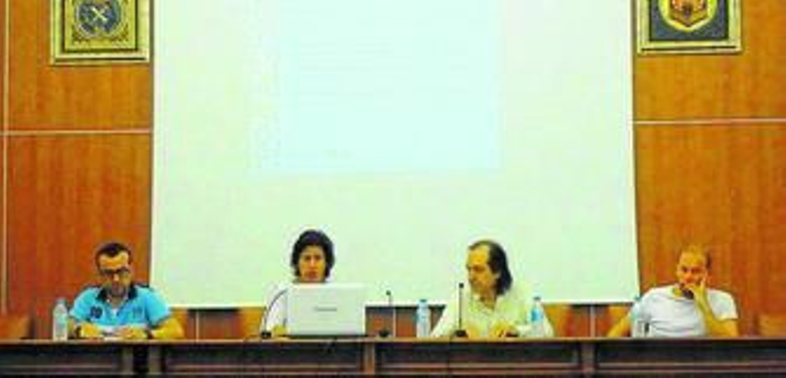 La presentación del portal, ayer.