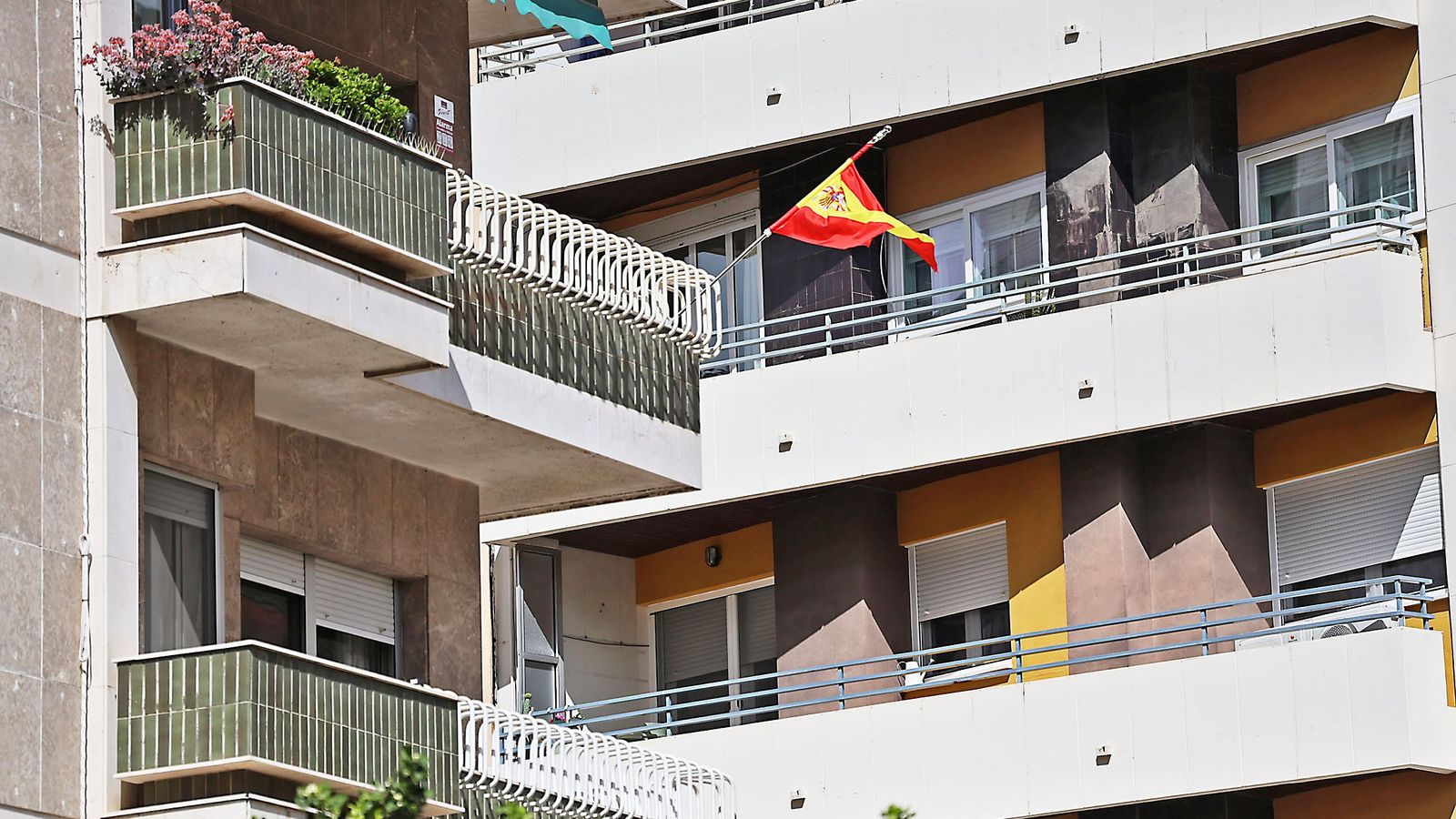 Varios bloques de vivienda en Huelva.