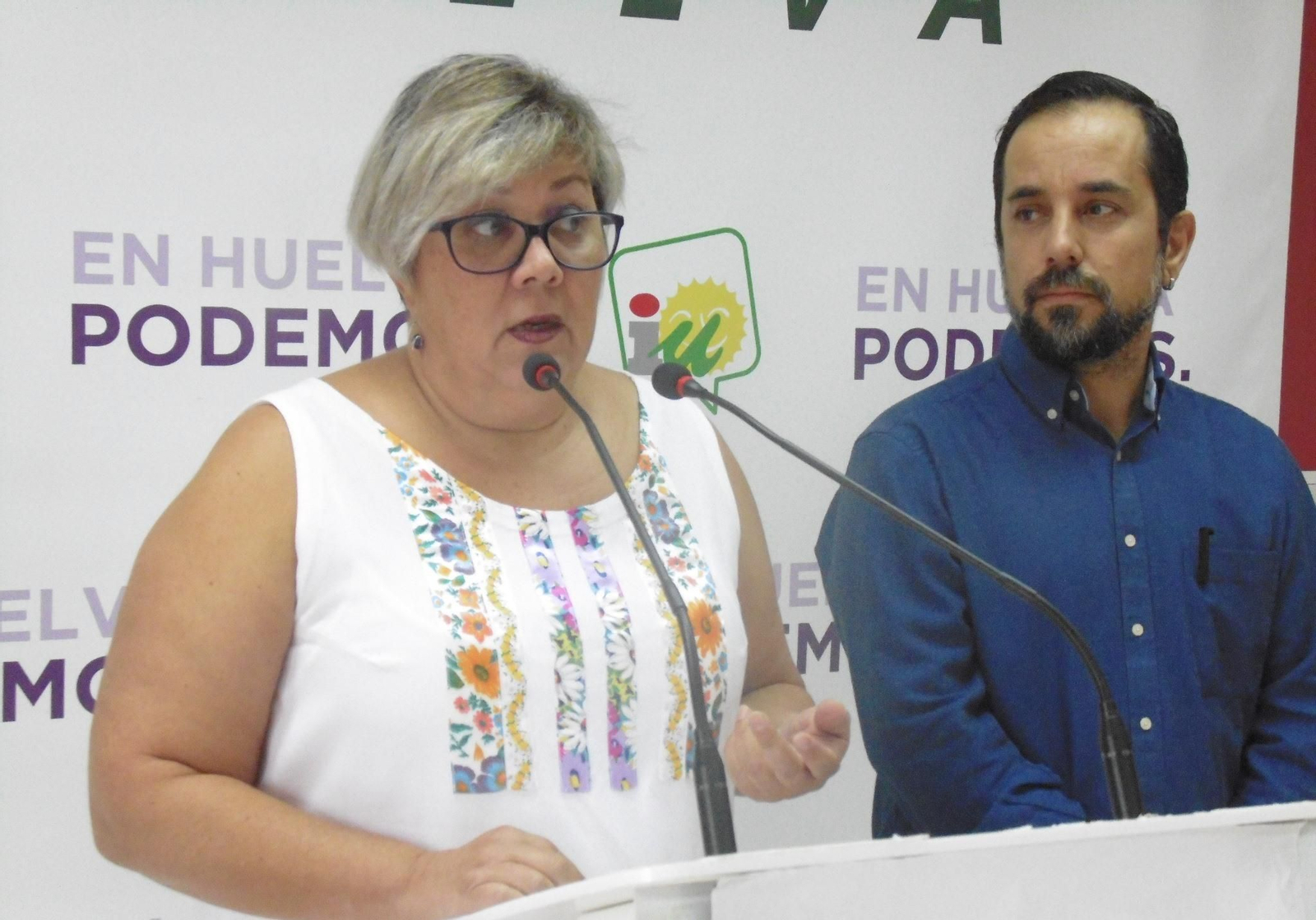 Mónica Rossi junto a Jesús Amador.