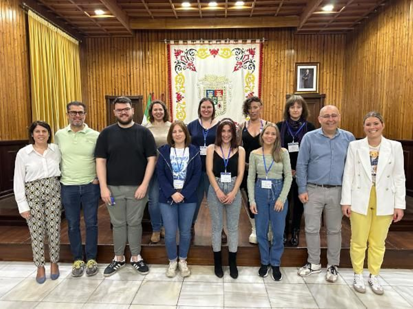 Nuevos estudiantes en prácticas.