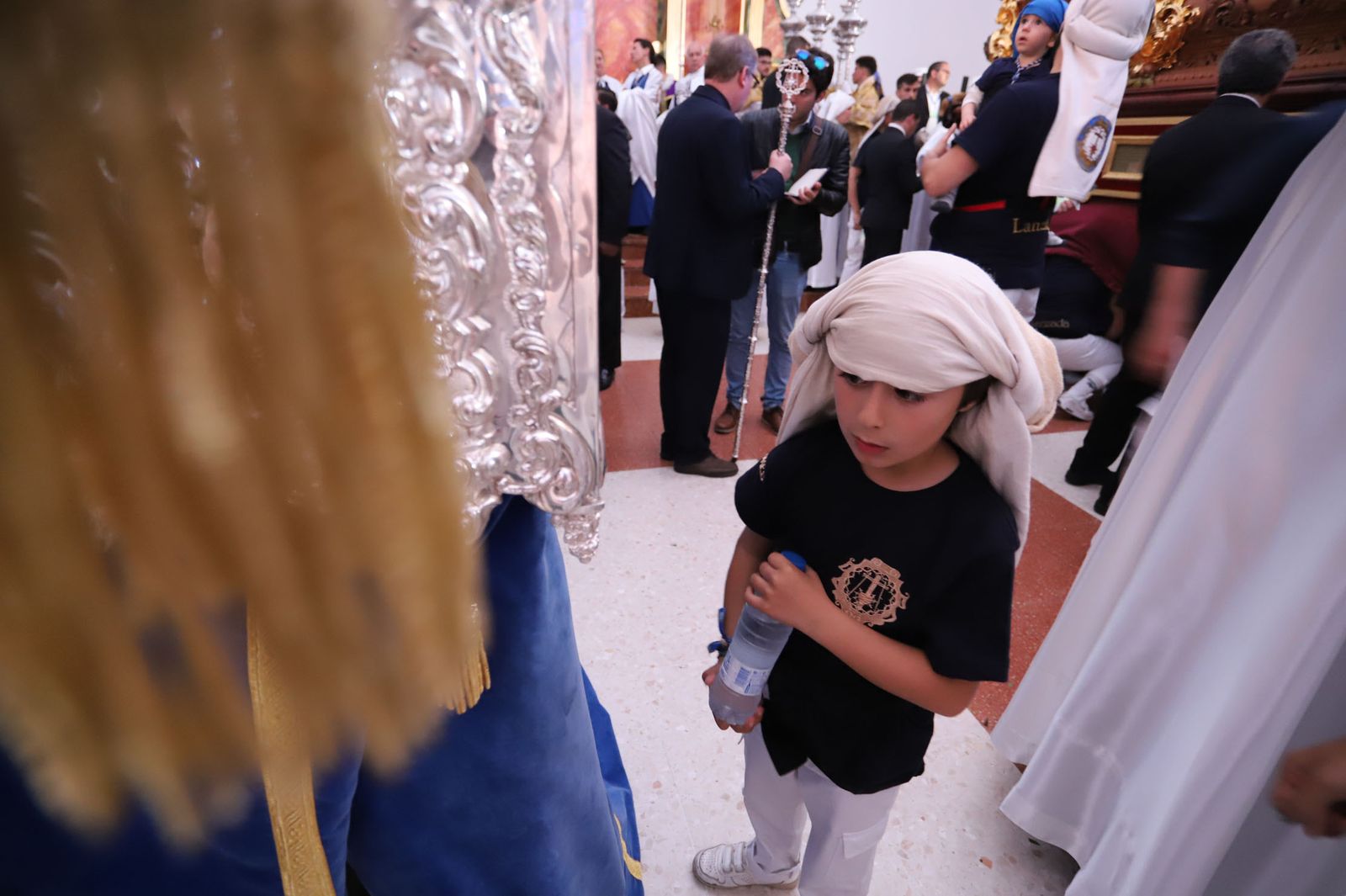 Imágenes de la procesión de la hermandad de la Lanzada de Huelva