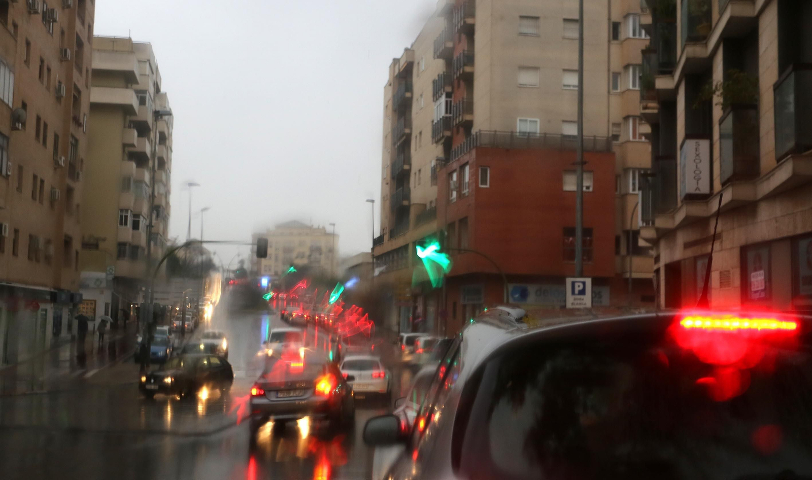 La Borrasca Gaetan descarga con fuerza en Jerez