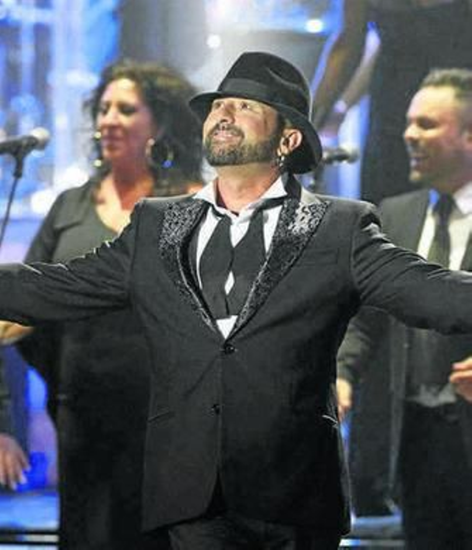 José Luis Figureo, El Barrio, durante un concierto reciente.