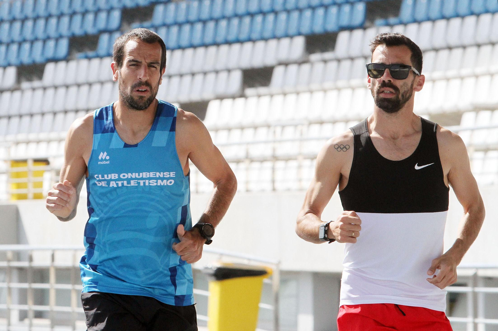 Emilio Martín, imágenes de un campeón mundial en su jornada de entrenamiento