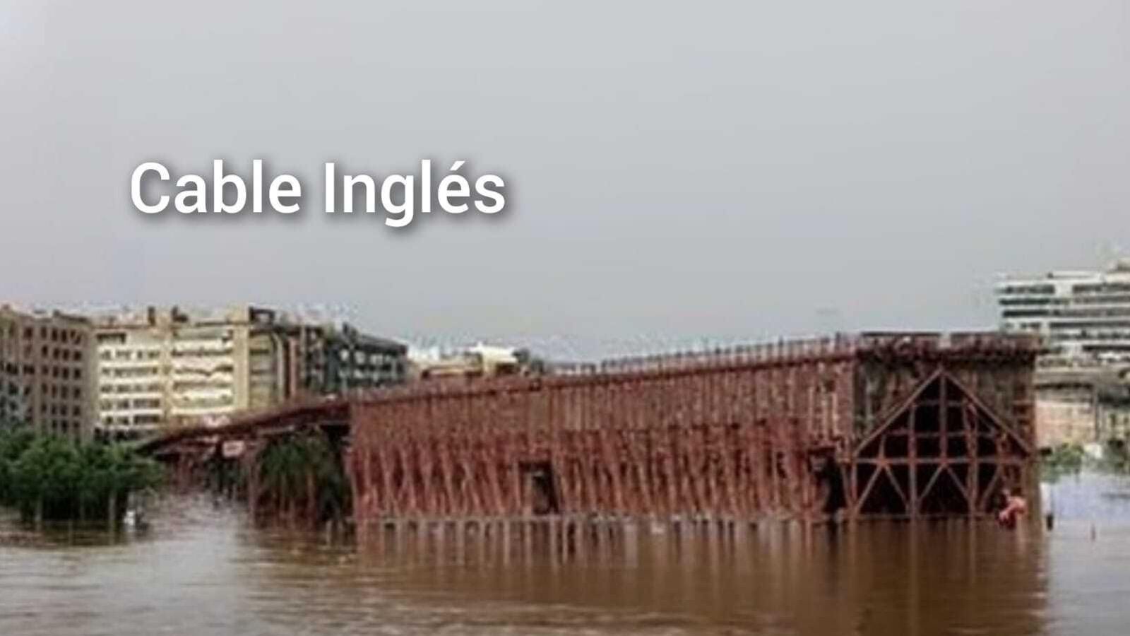 Representación del Cable Inglés inundado.