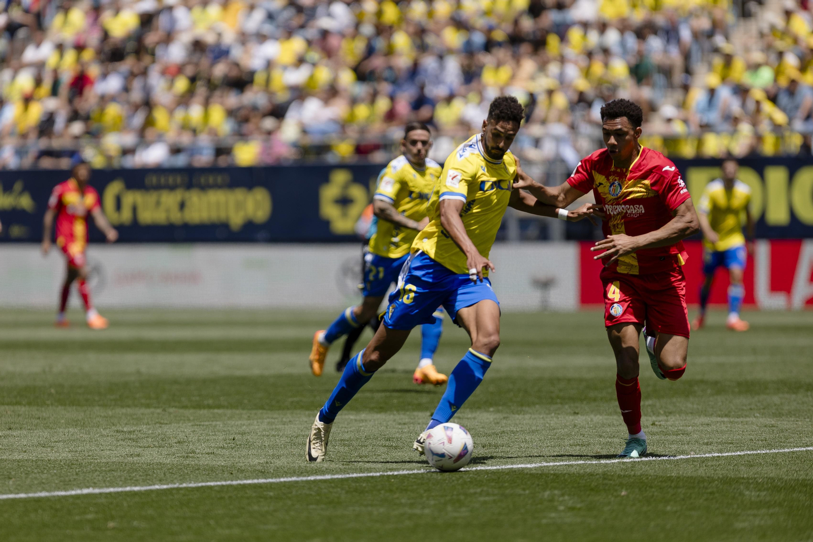 Las imágenes del partido entre el Cádiz C.F y el Getafe