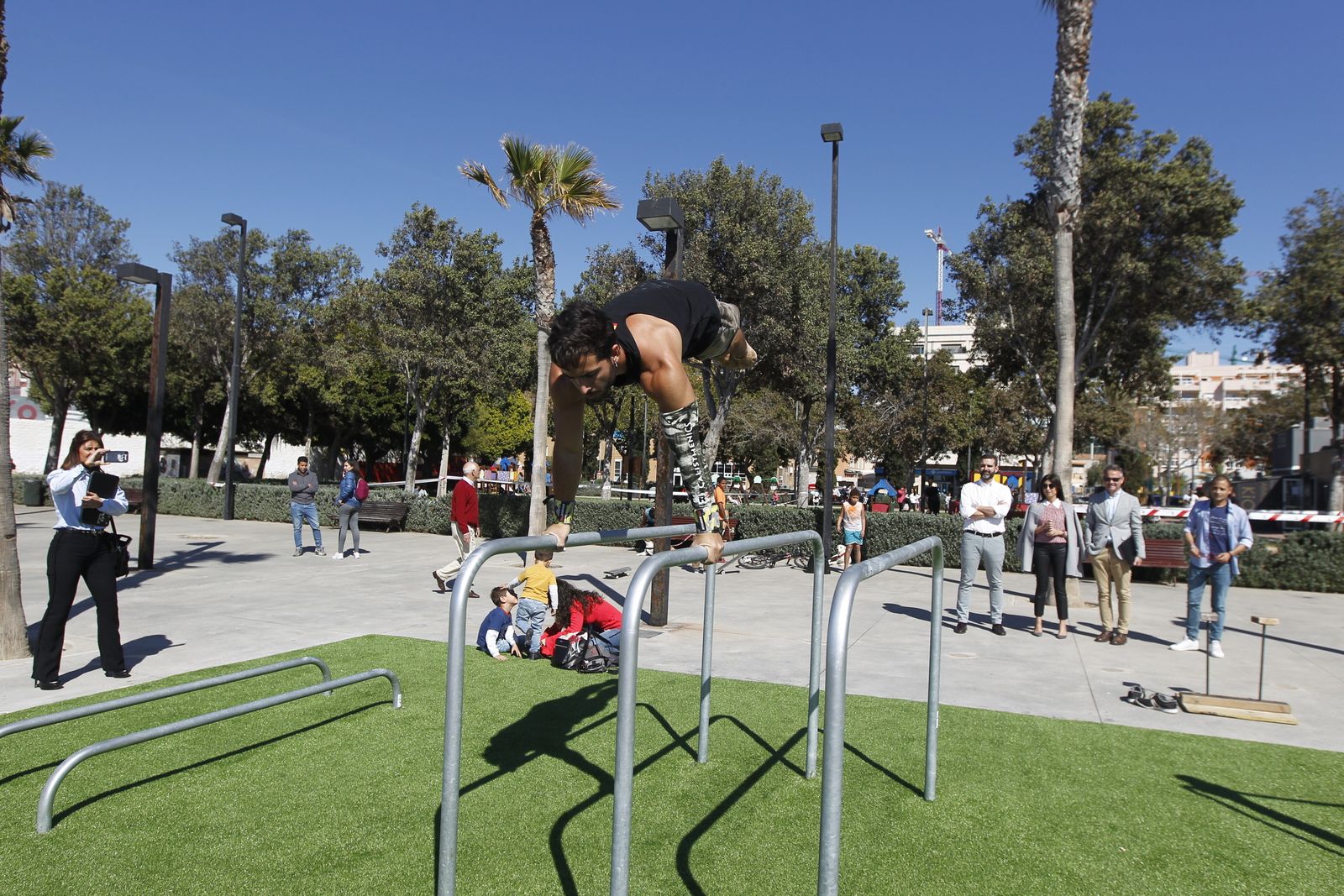 Fotogalería Pista de Calistenia. Parque de los Periodistas. Almería