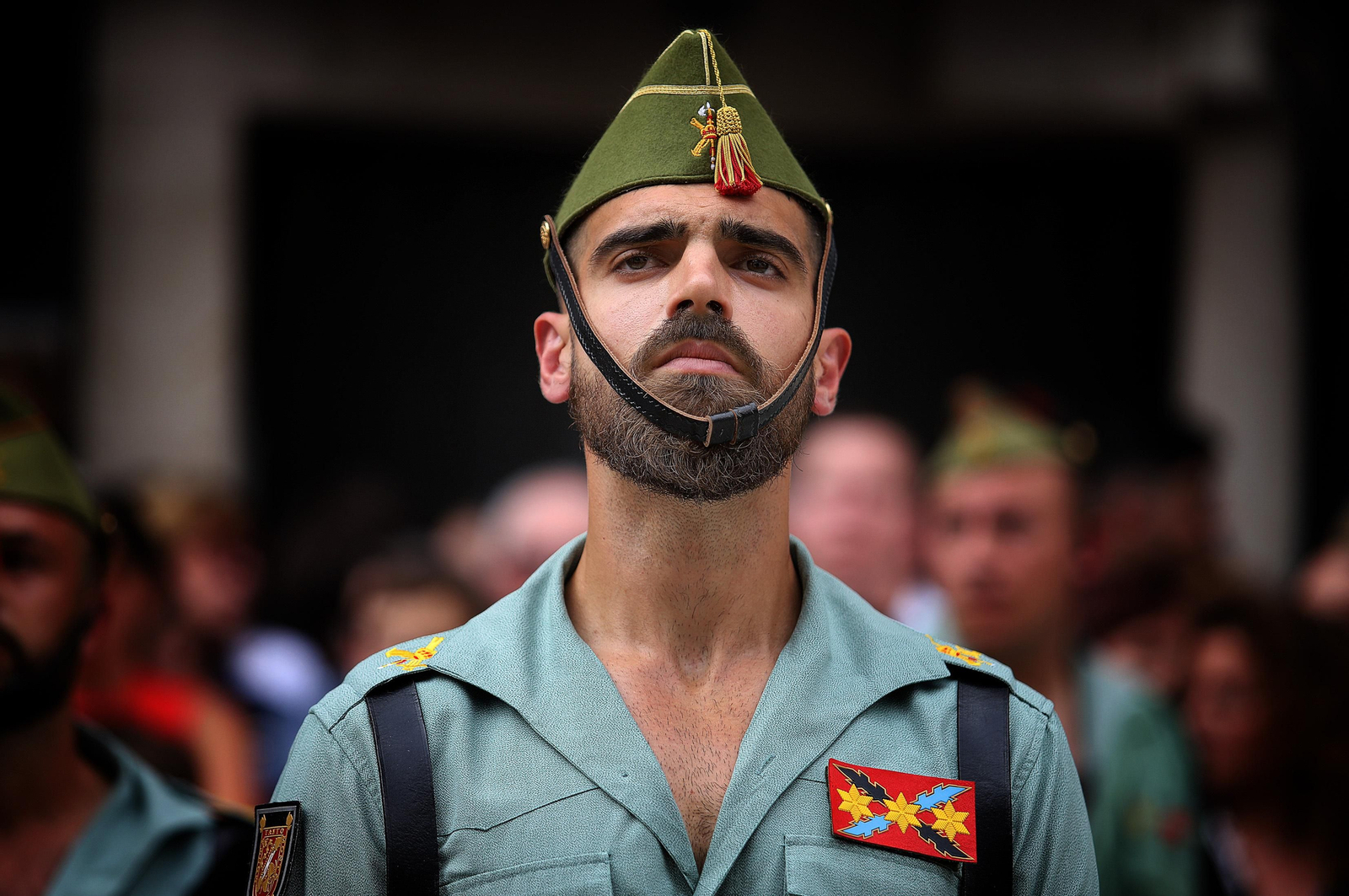 Sábado de Pasión: Imágenes de La Legión con el Cristo de la Vera+Cruz