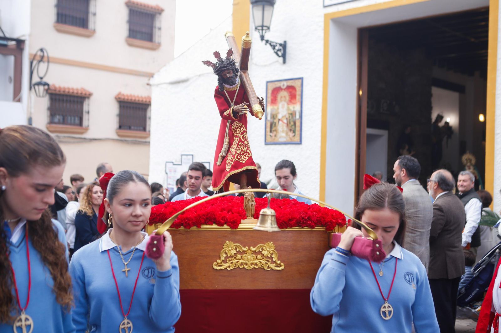 Fotos de la procesión infantil del colegio Nuestra Señora de los Milagros de Algeciras