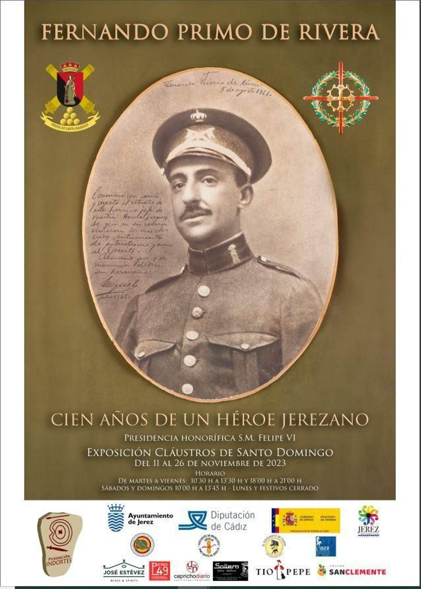 Cartel anunciador de la exposición.