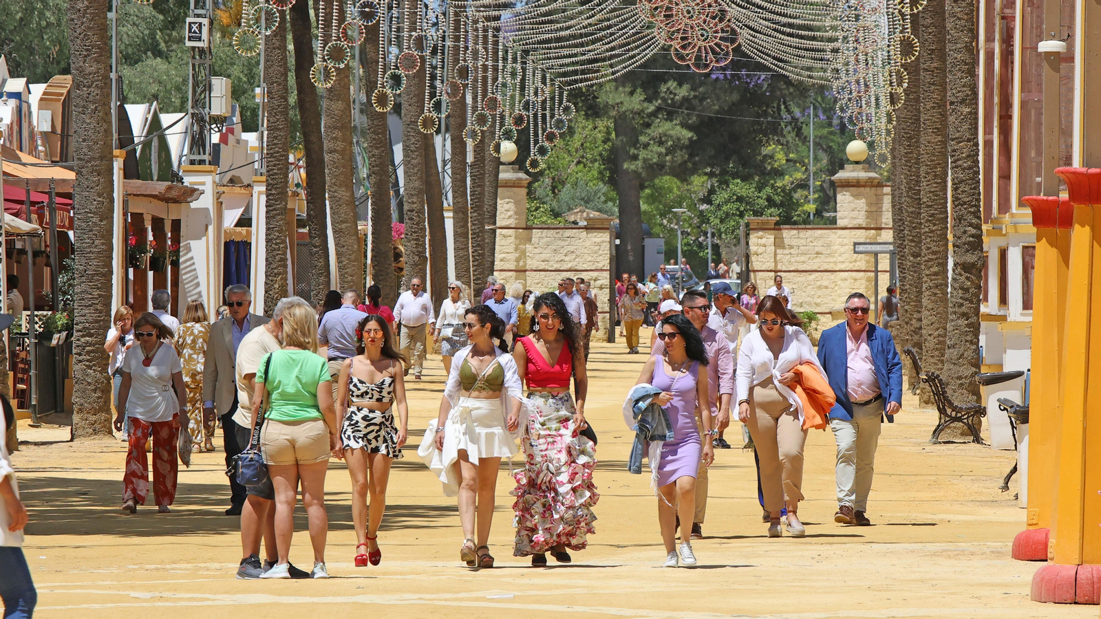Sábado de Feria y alumbrado en Jerez