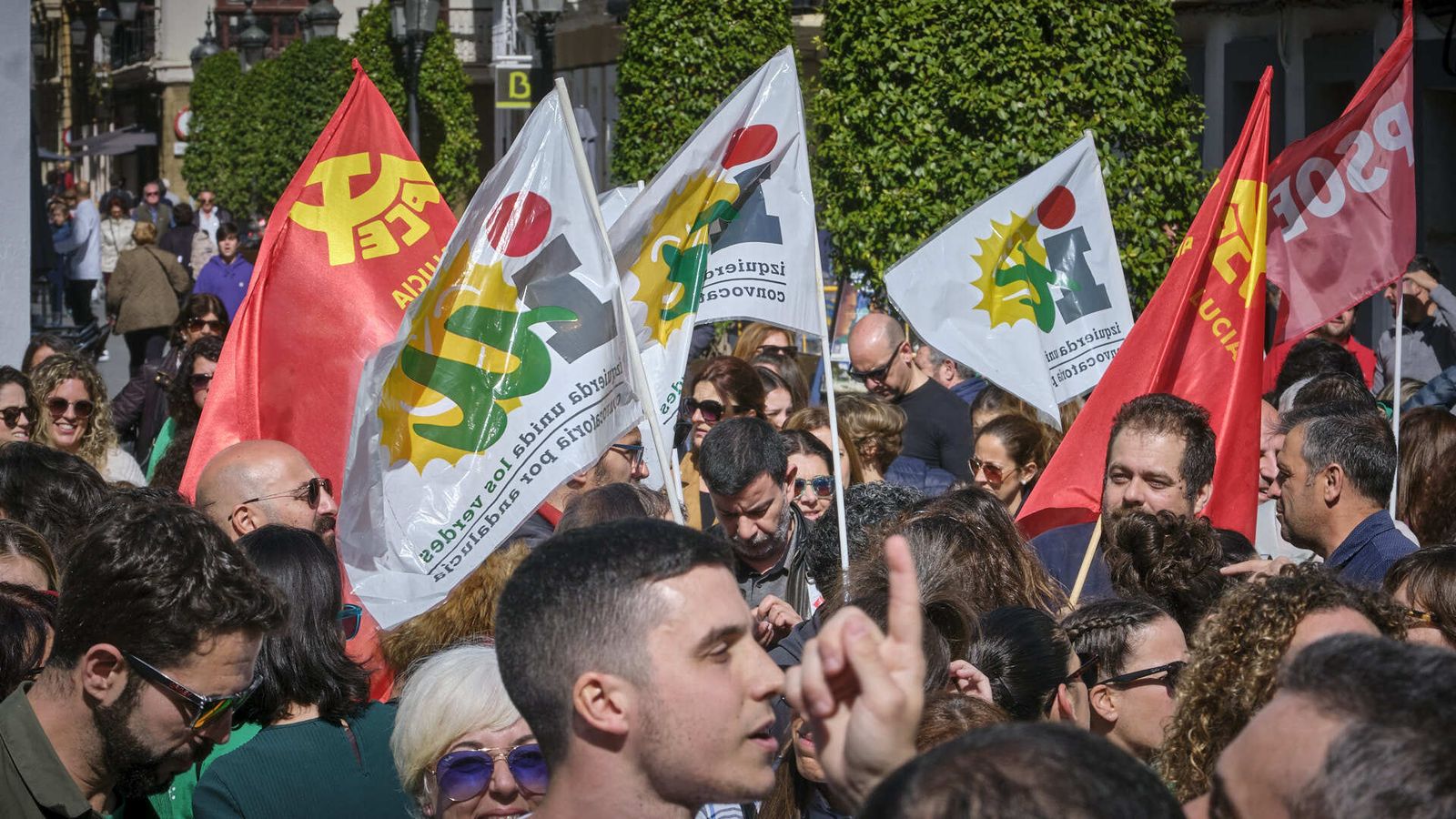 Manifestación contra la enseñanza concertada