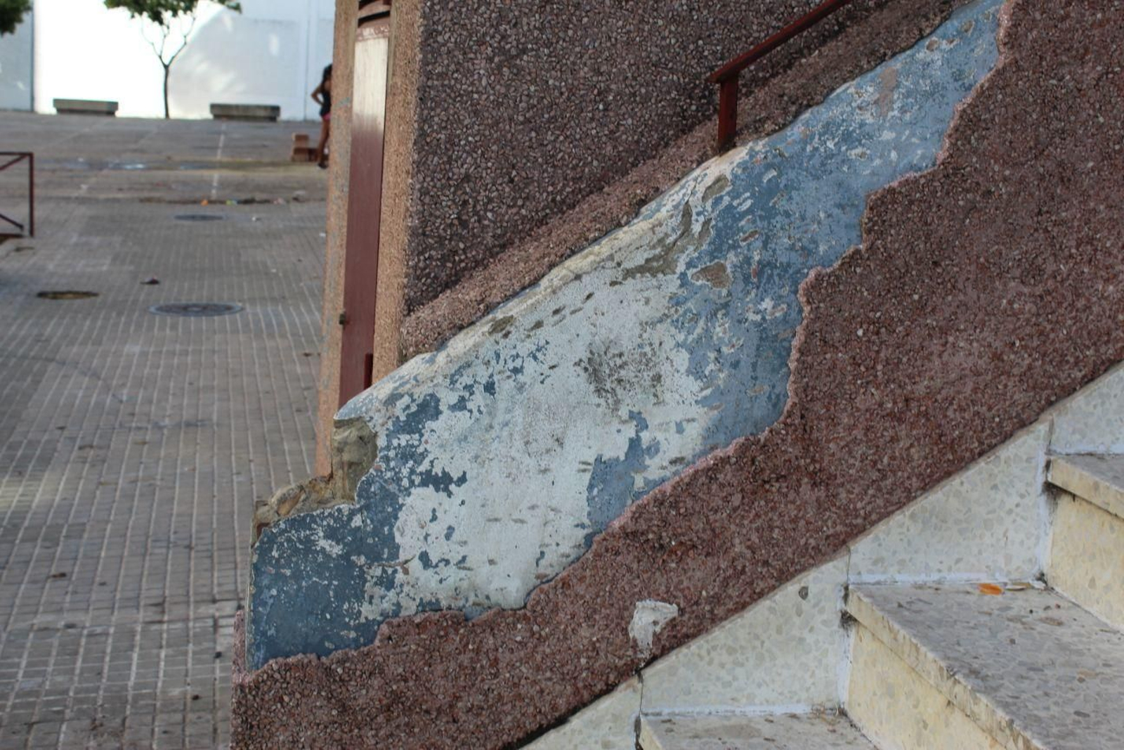 Las imágenes del estado de la barriada