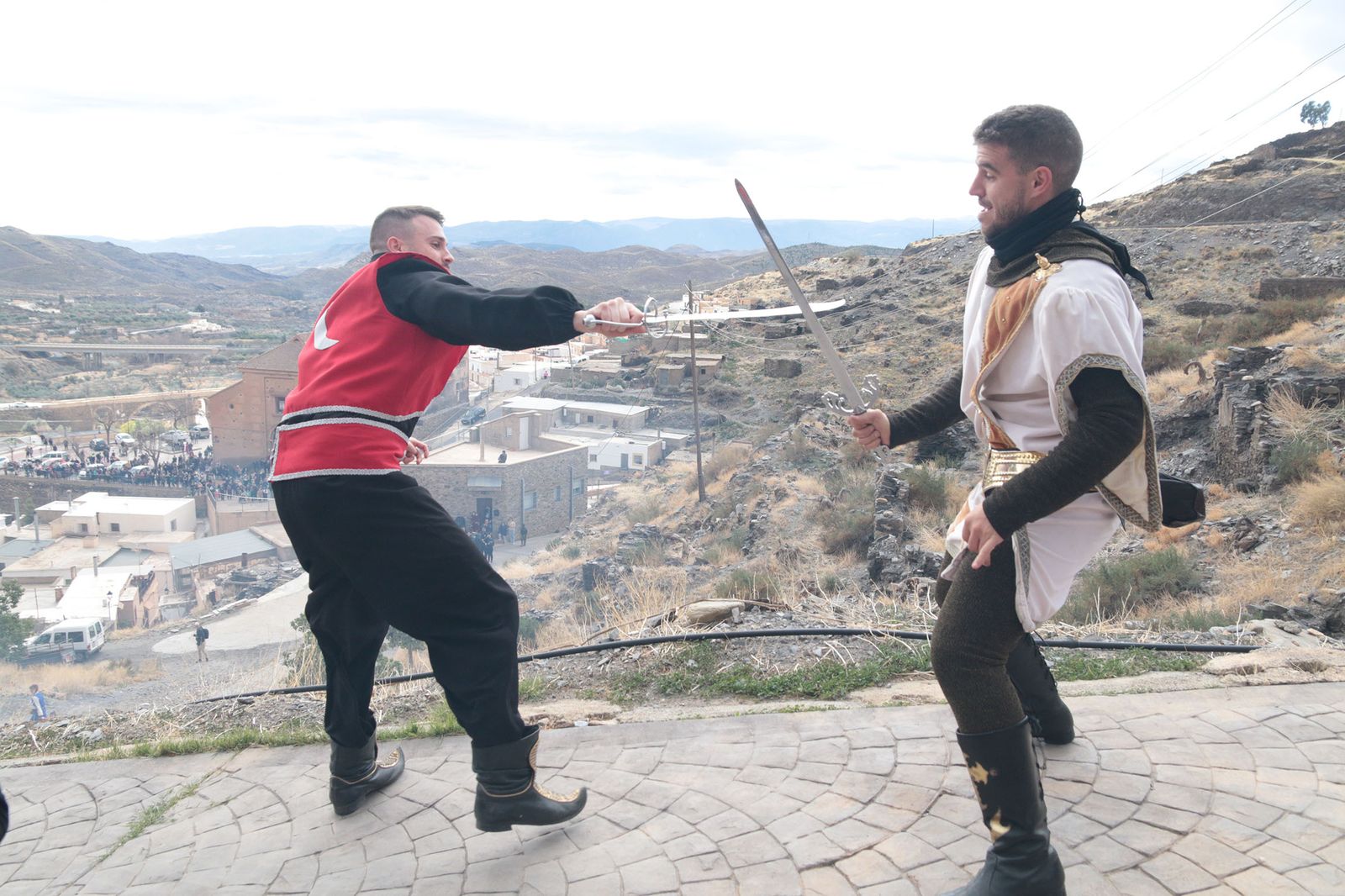 Los Moros y Cristianos de Gérgal se enfrentan en las fiestas de San Sebastián