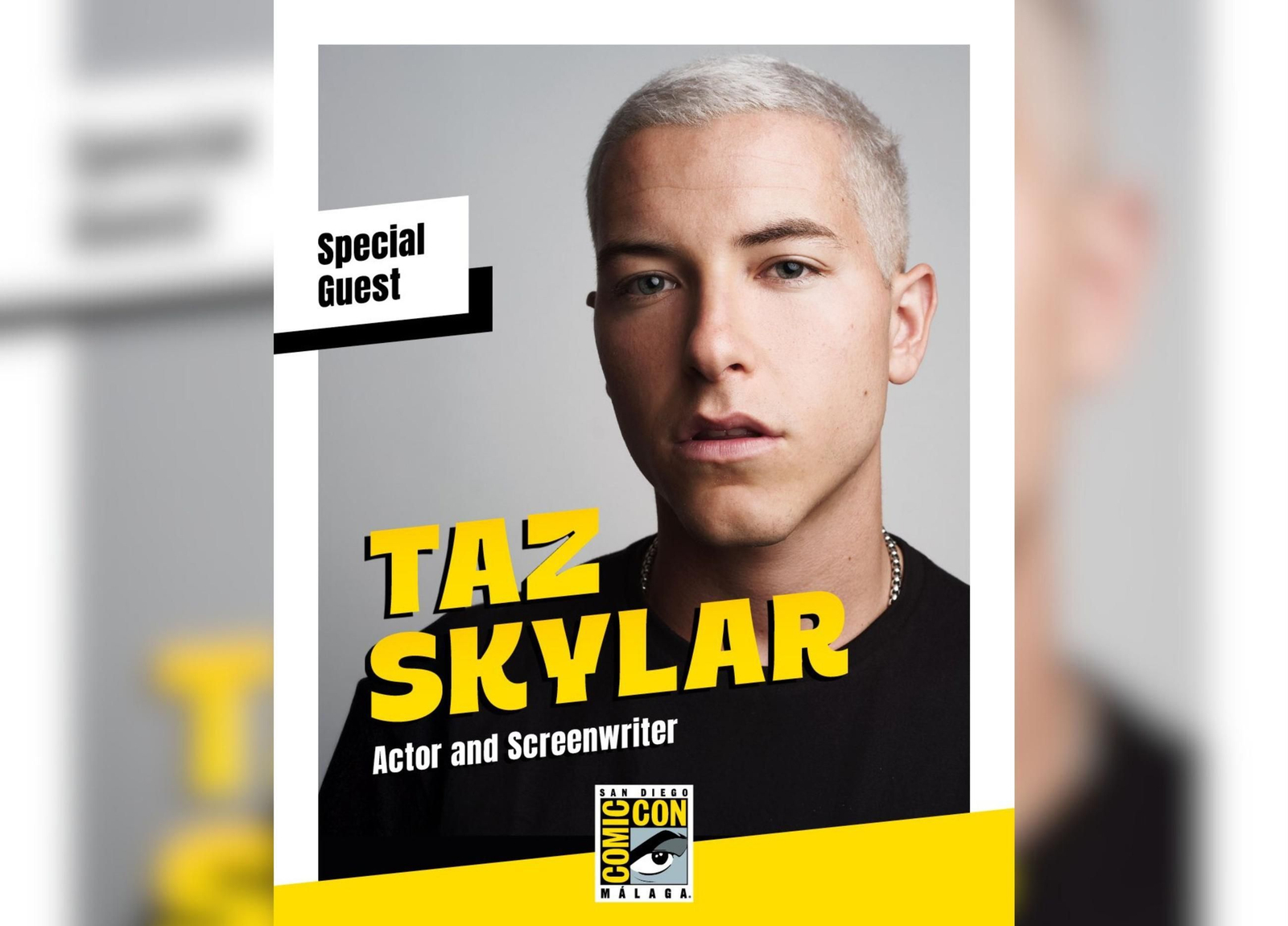 Taz Skylar acude a la Comic-Con de Málaga.