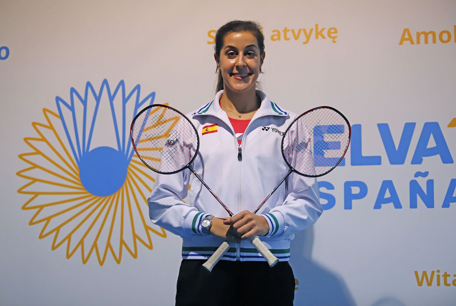 La volantista onubense, Carolina Marín, en la entrevista concedida a 'Huelva Información'.