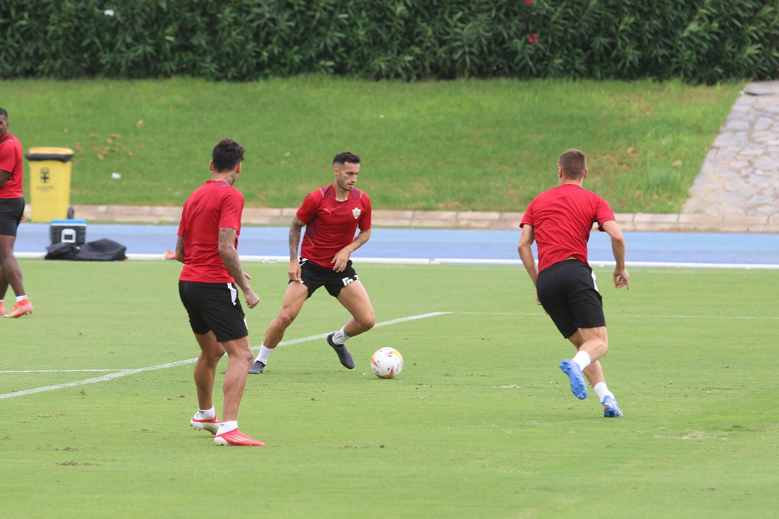 Fotogalería del entrenamiento de la UD Almería del miércoles 11 de agosto