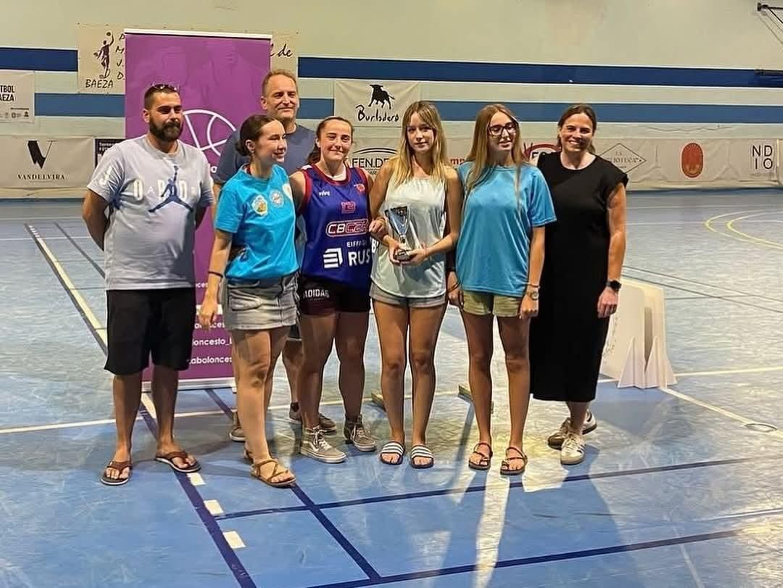 Las actividades deportivas del Pórtico de Feria de Baeza, en imágenes