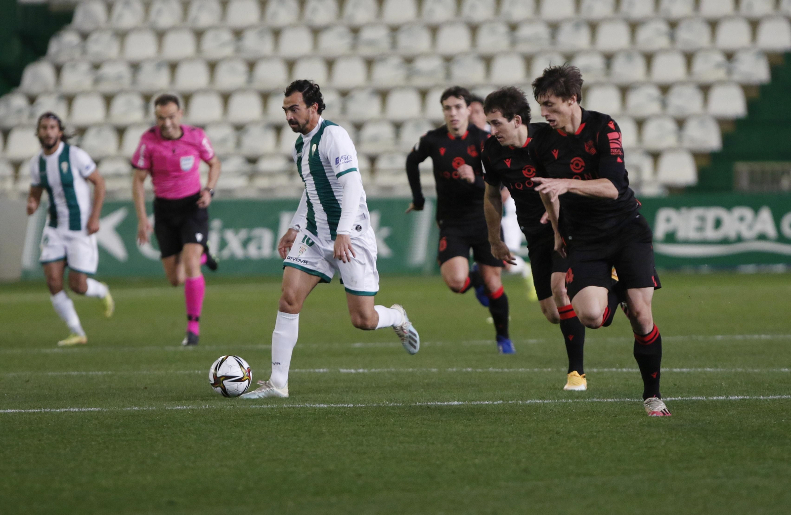 Las fotografías de la derrota del Córdoba CF ante la Real Sociedad en Copa del Rey