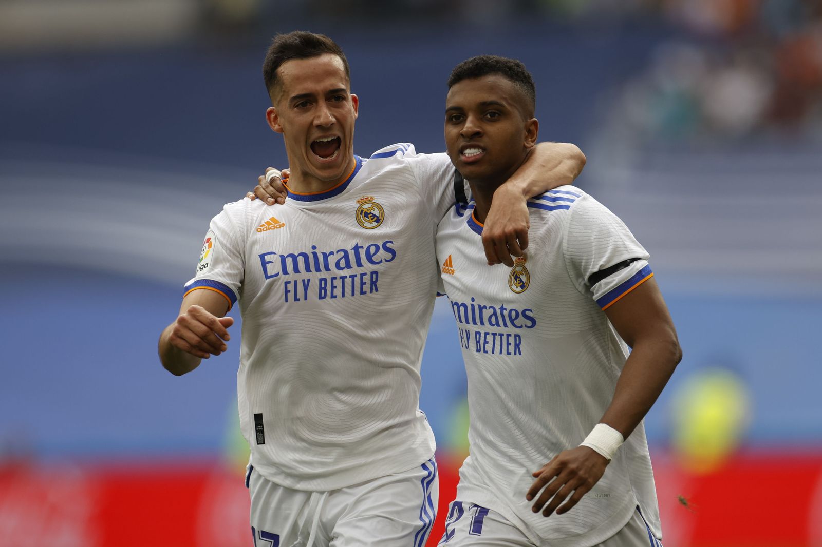 Victoria del Real Madrid y celebración del título de Liga