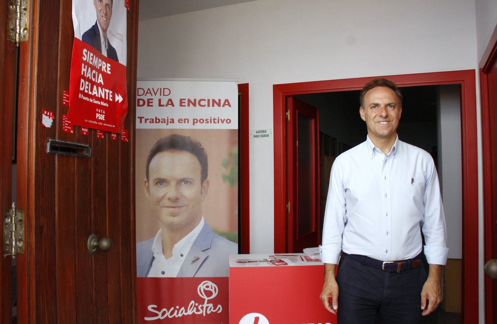 El secretario local del PSOE, David de la Encina.