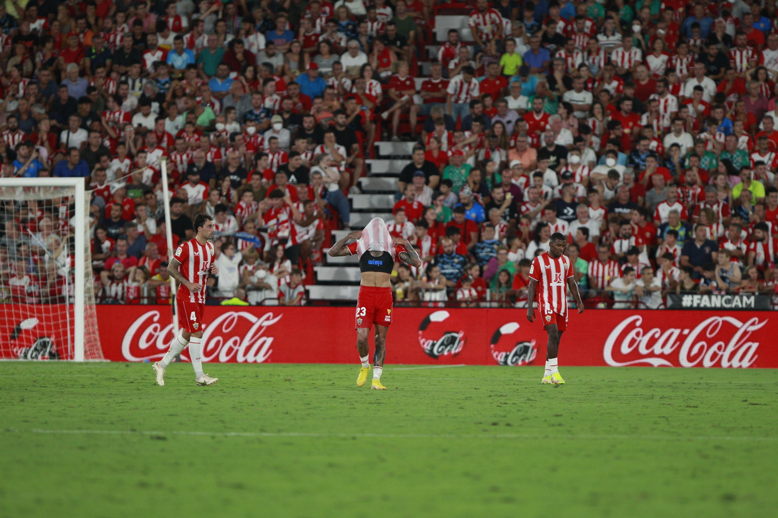 Imágenes del partido U.D. Almería-Real Madrid C.F. de la Liga Santander