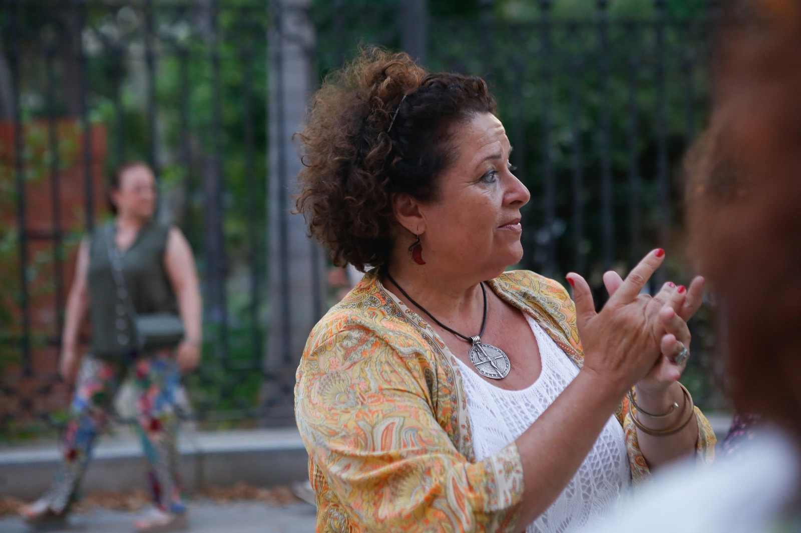 Fotos del flashmob de baile flamenco de Mercedes Alcalá y David Lozano
