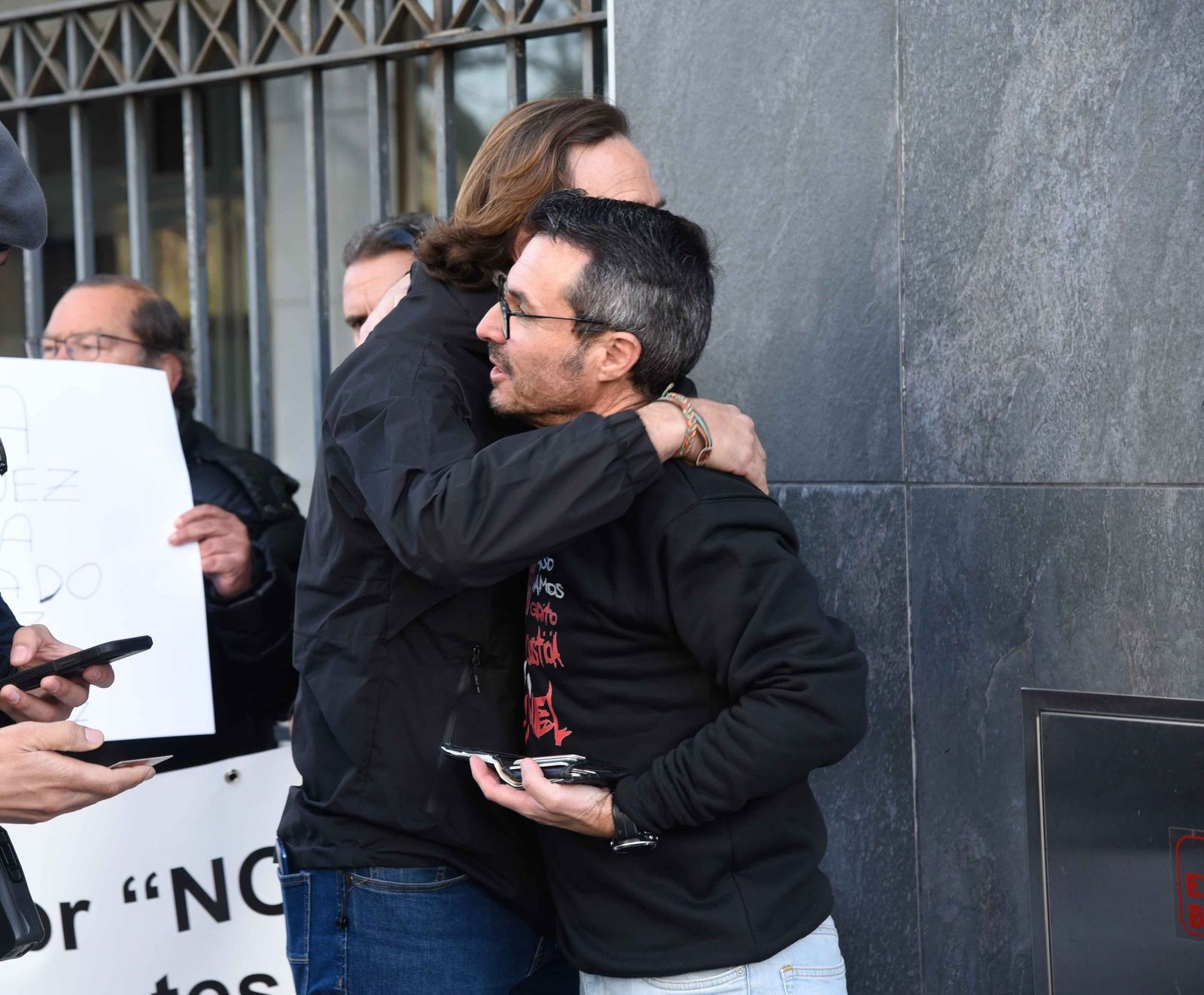 La protesta de los familiares de Daniel, en imágenes