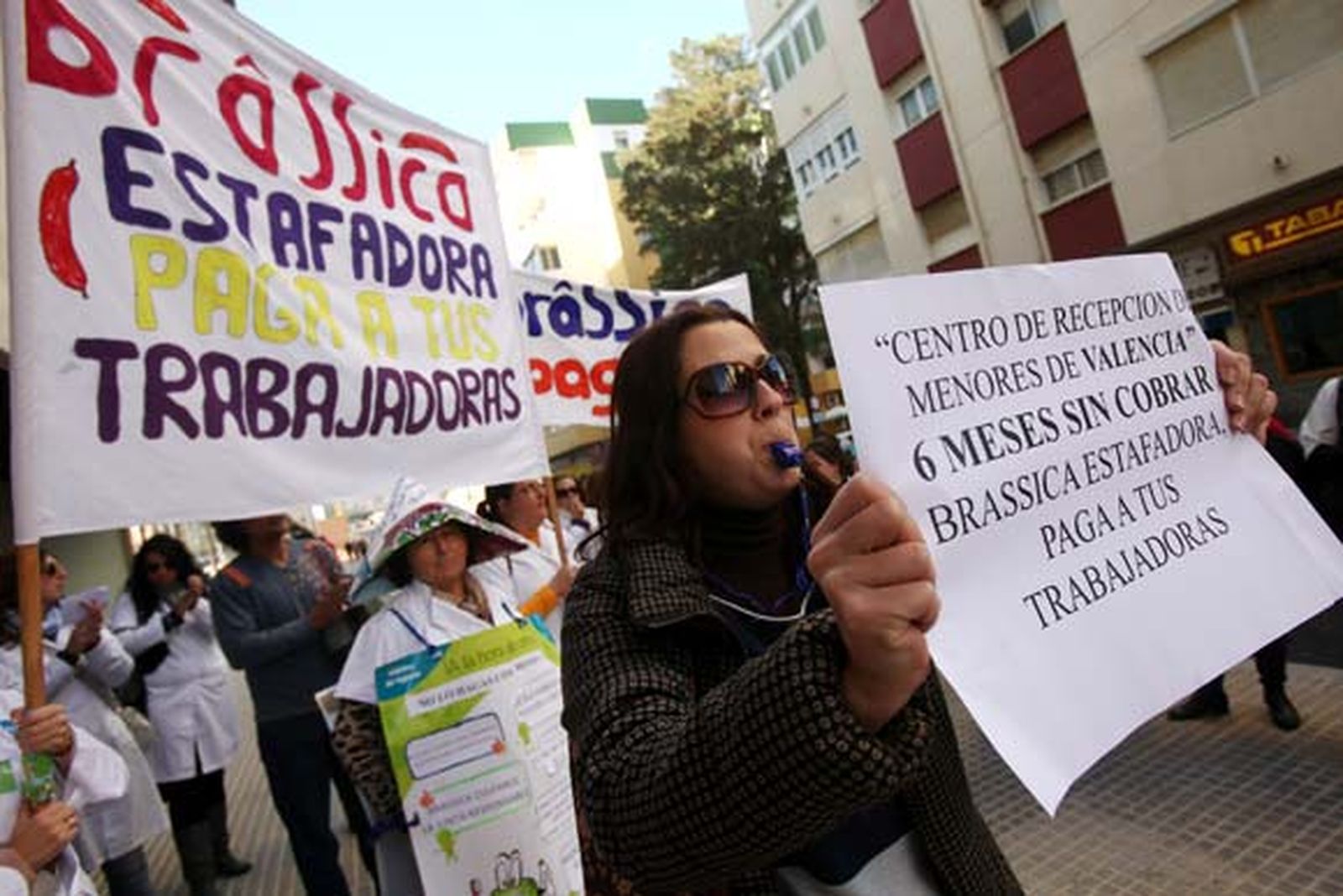 Seguimiento "del cien por cien" en el primer día de huelga de Brassica