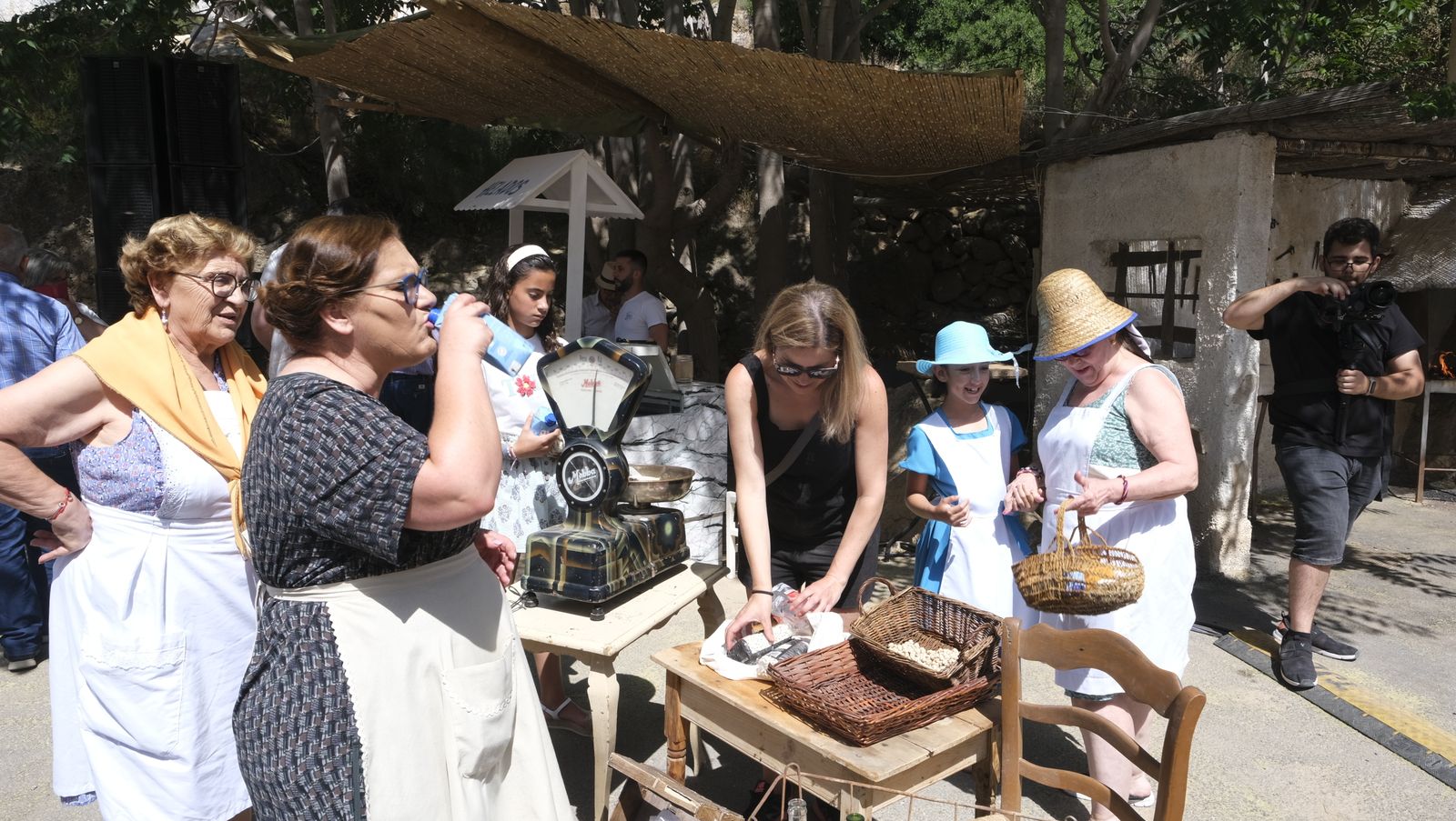 Imágenes de la recreación histórica Canteros y Caciques de Macael