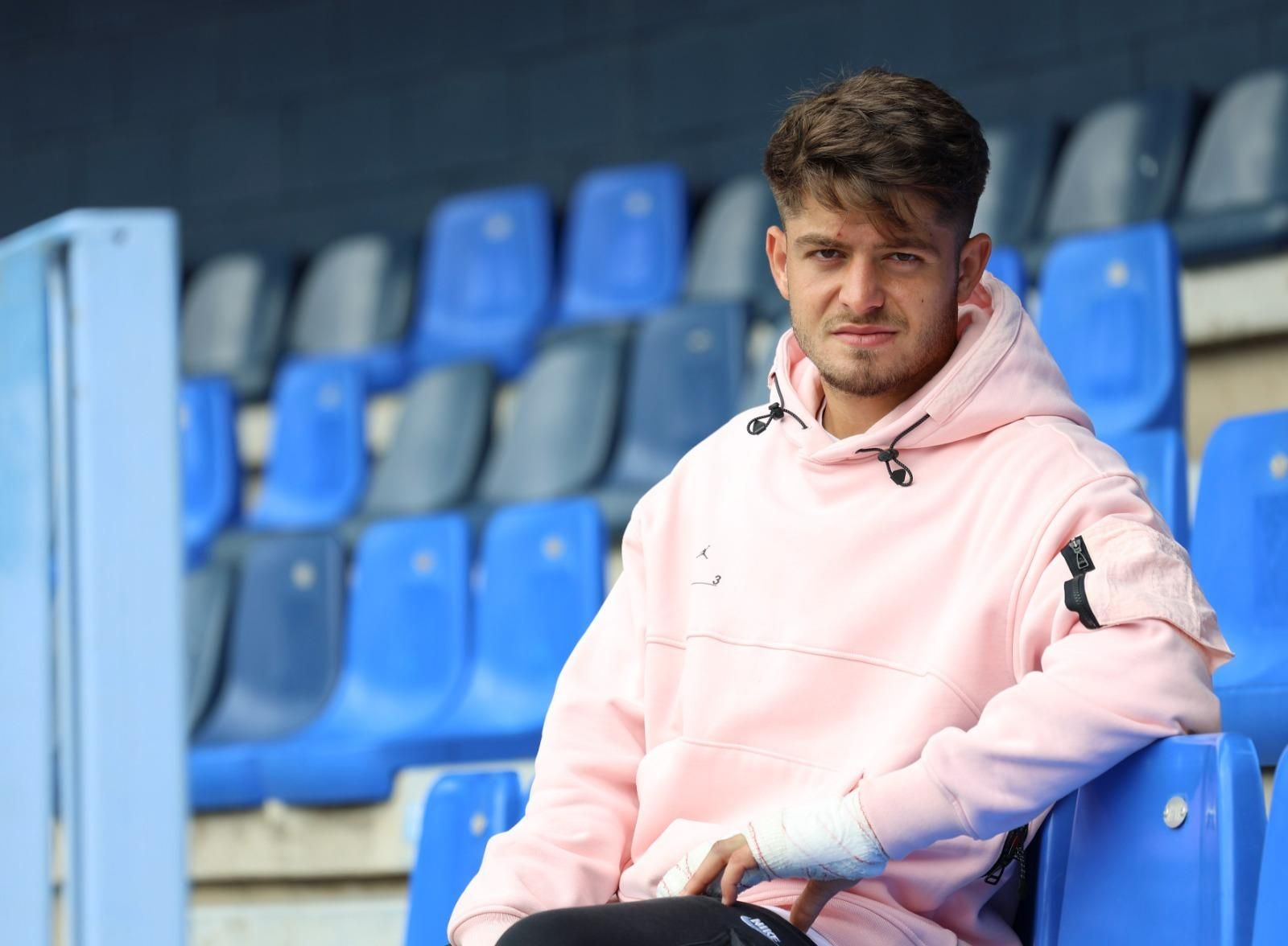 Las fotos de la entrevista a Dani Lorenzo, jugador del Málaga CF