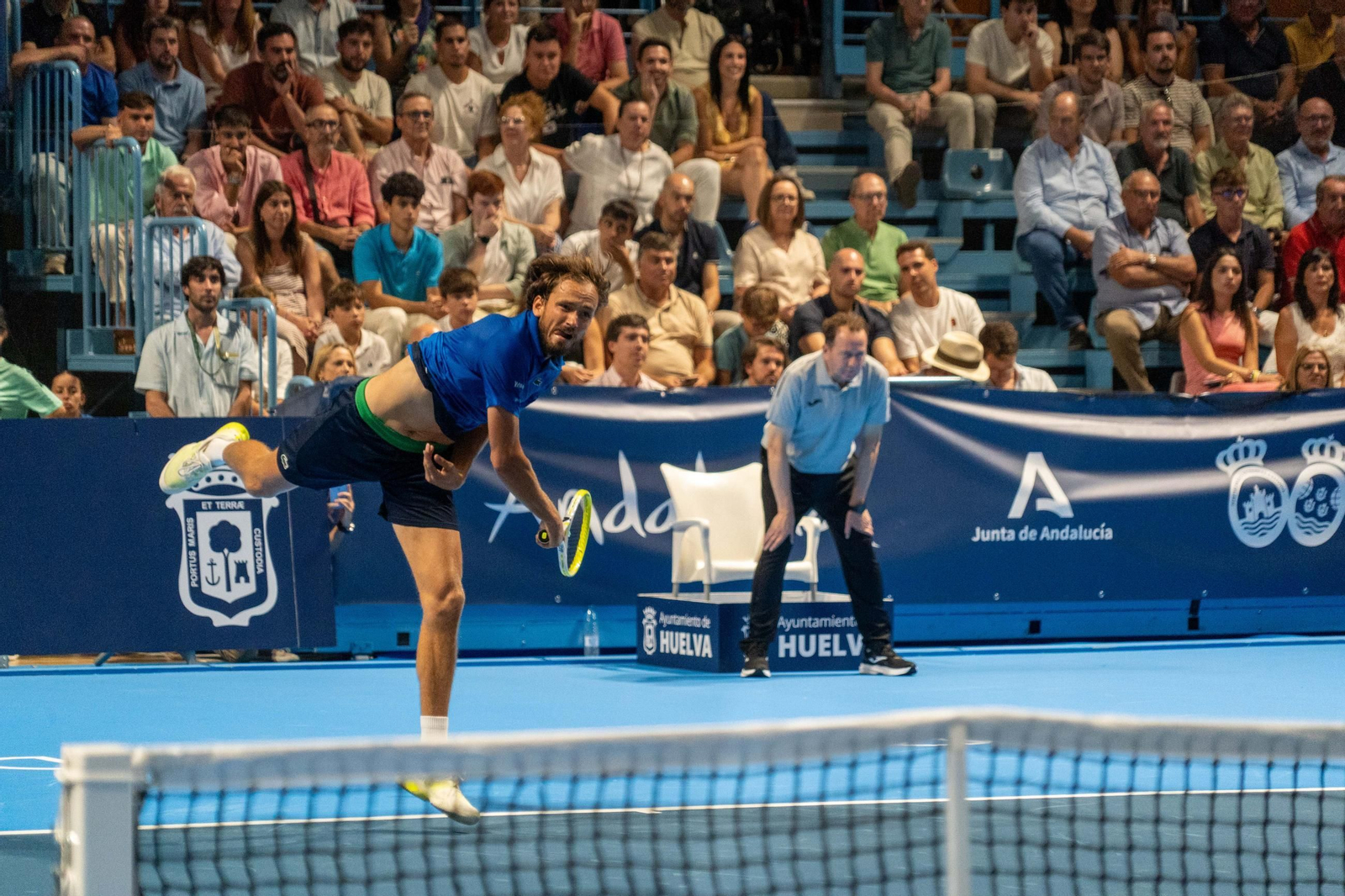 Imágenes de la final masculina de la Copa del Rey de tenis entre Daniil Medvedev y Alejandro Davidovich