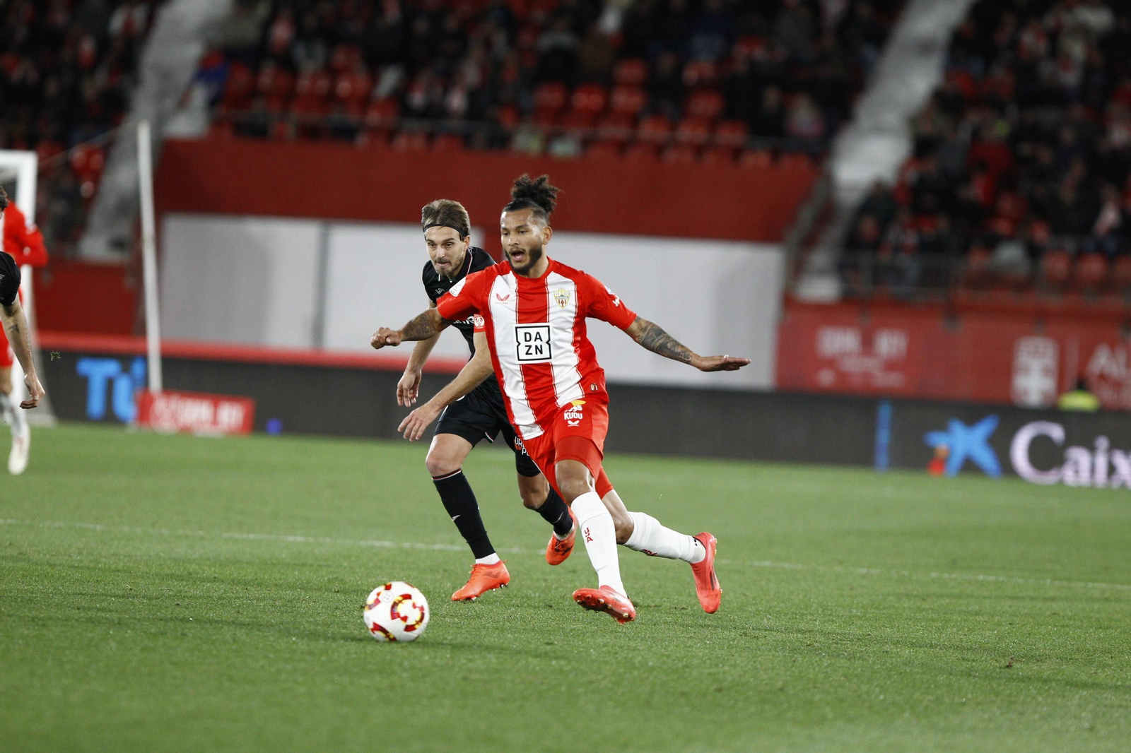 El partido U.D. Almería-C.D. Leganés de Copa del Rey, en imágenes