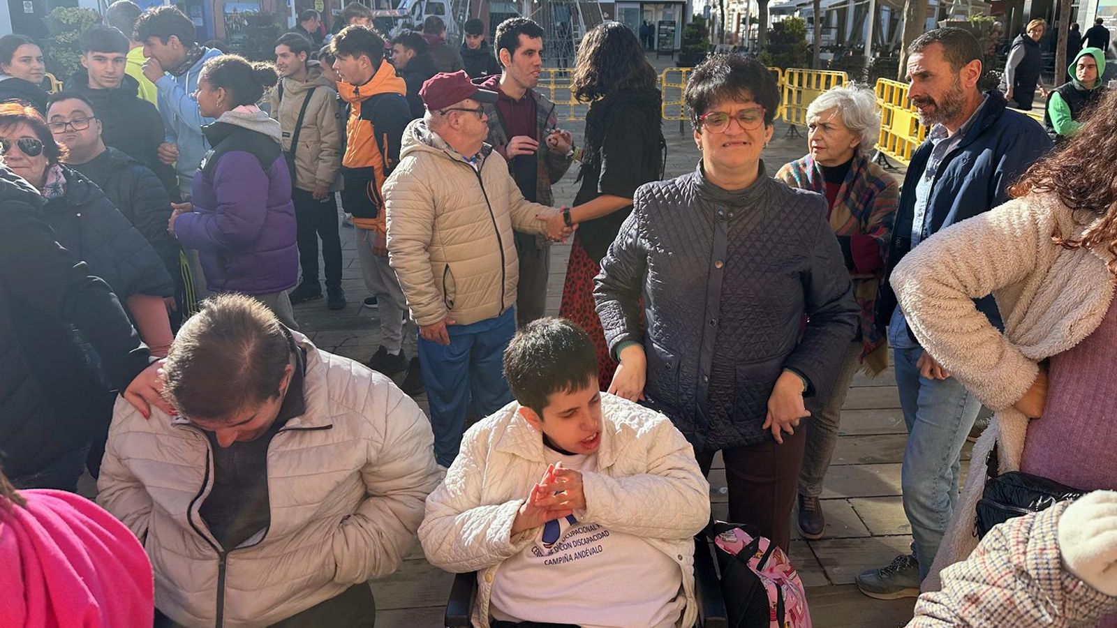 Ambiente en las jornadas de celebración del Día Internacional de las Personas con Discapacidad.