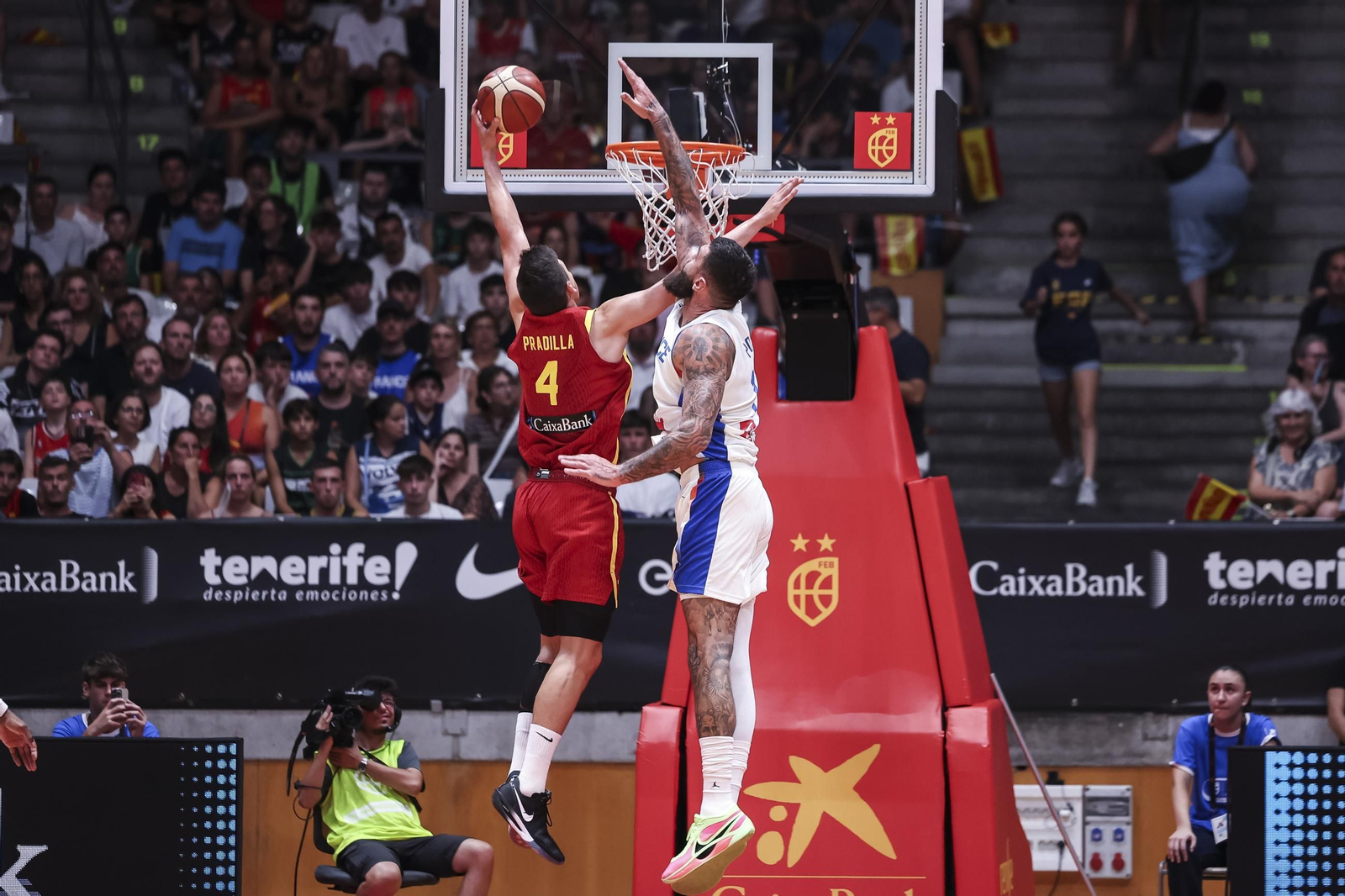 Las fotos del España - Francia de baloncesto