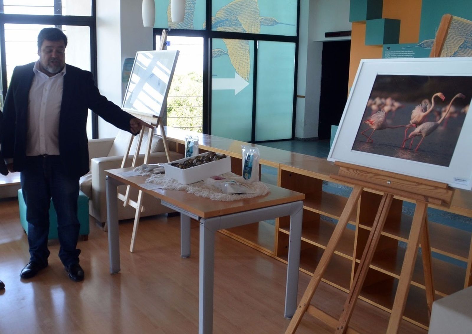 Exposición sobre los 10 años del centro de visitantes del Parque Natural, celebrados hace dos años.