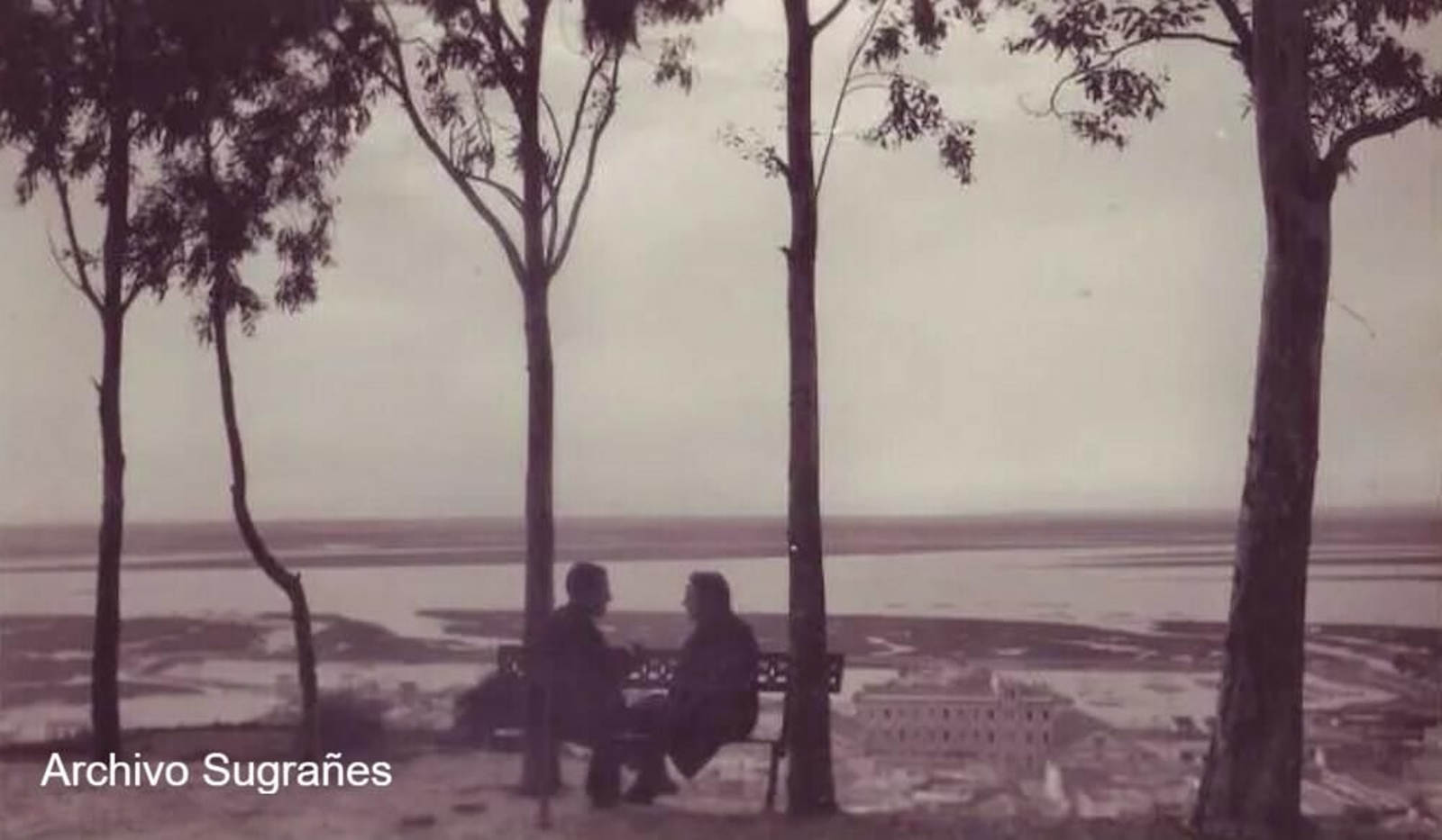 UNa idílica imagen de los años cincuenta del siglo pasado.