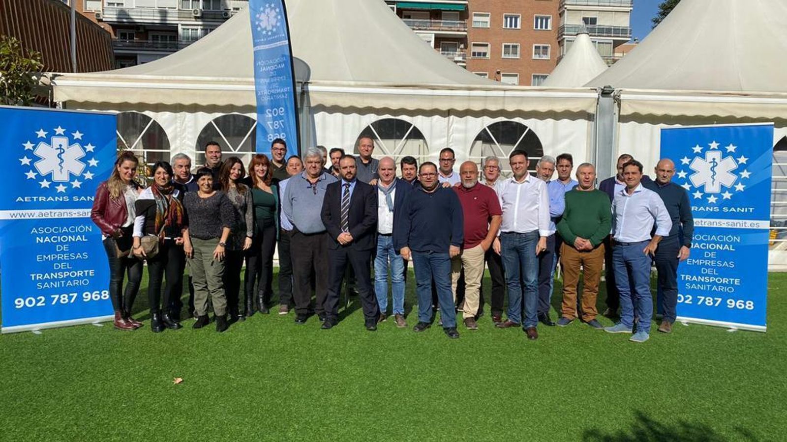 La directiva de la asociación, al completo.