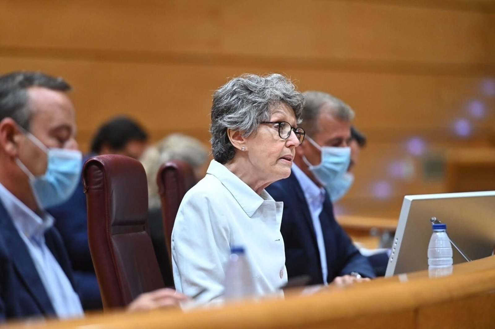 Rosa María Mateo en su comparecencia de este jueves