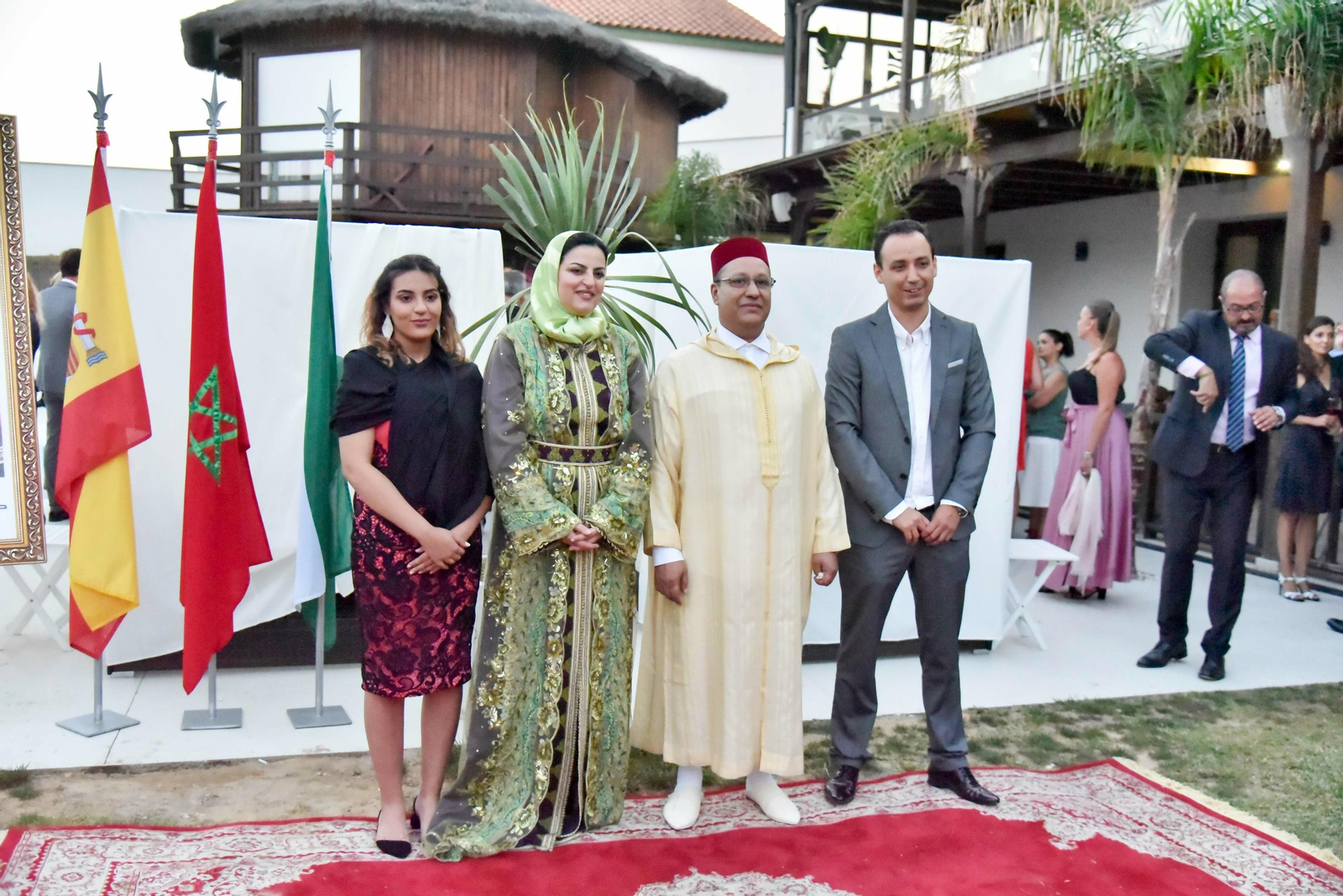 Recepcion del Consul de Marruecos por el 20 Aniversario llegada al trono Mohamed VI