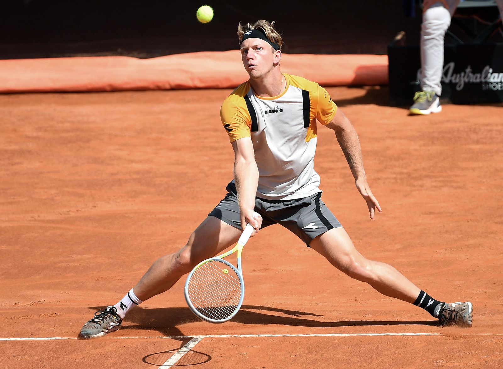 Davidovich, en un partido de esta temporada en tierra batida.