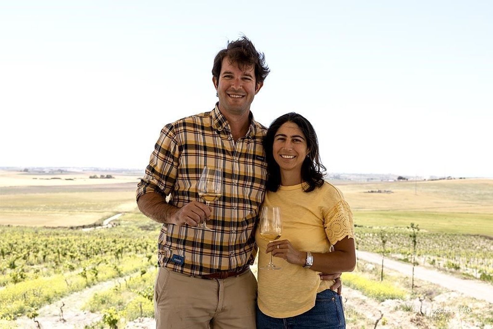 Thomas y su mujer Loorna Cooper